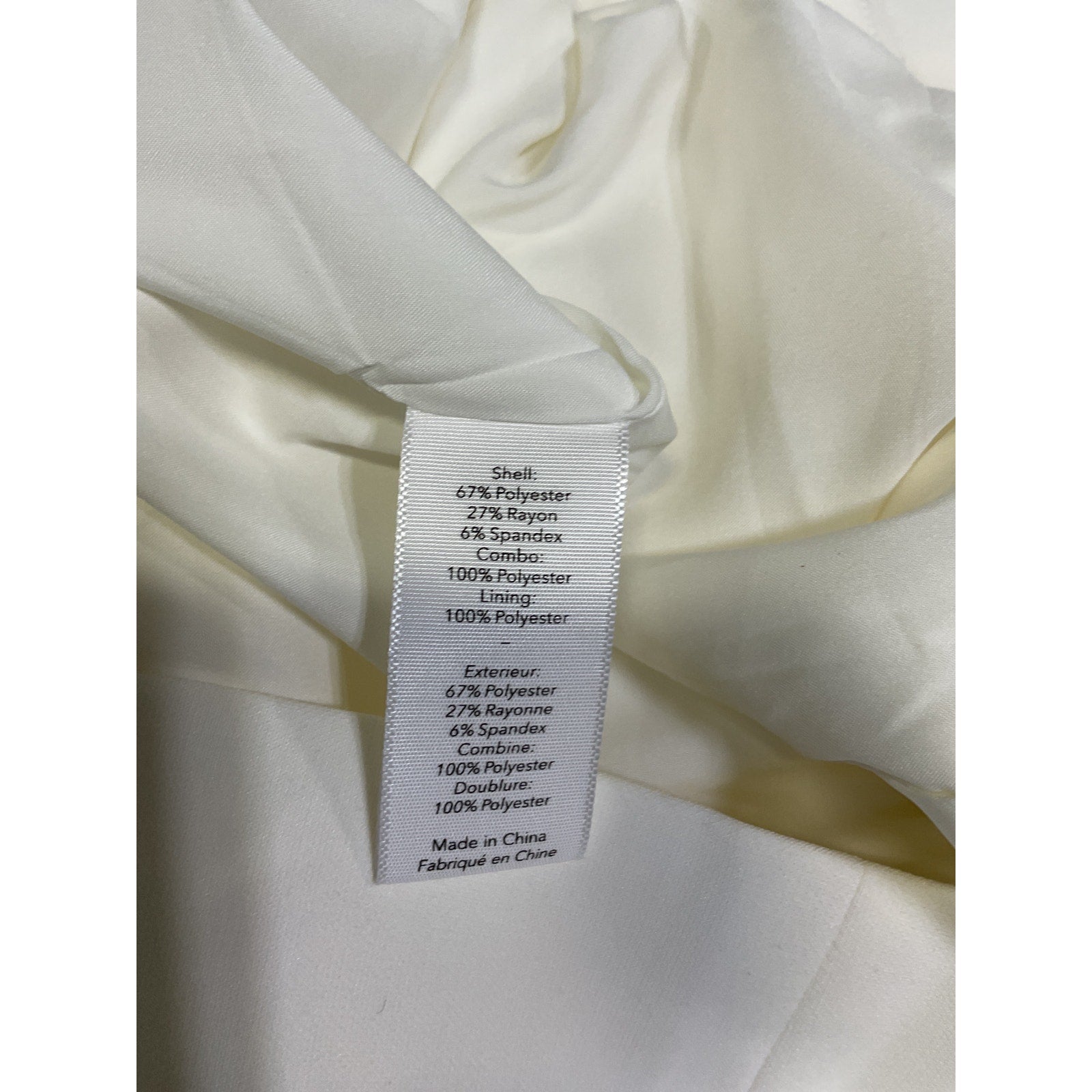 Likely 'Paz' White Off Shoulder Chiffon Crepe Dress Size 4