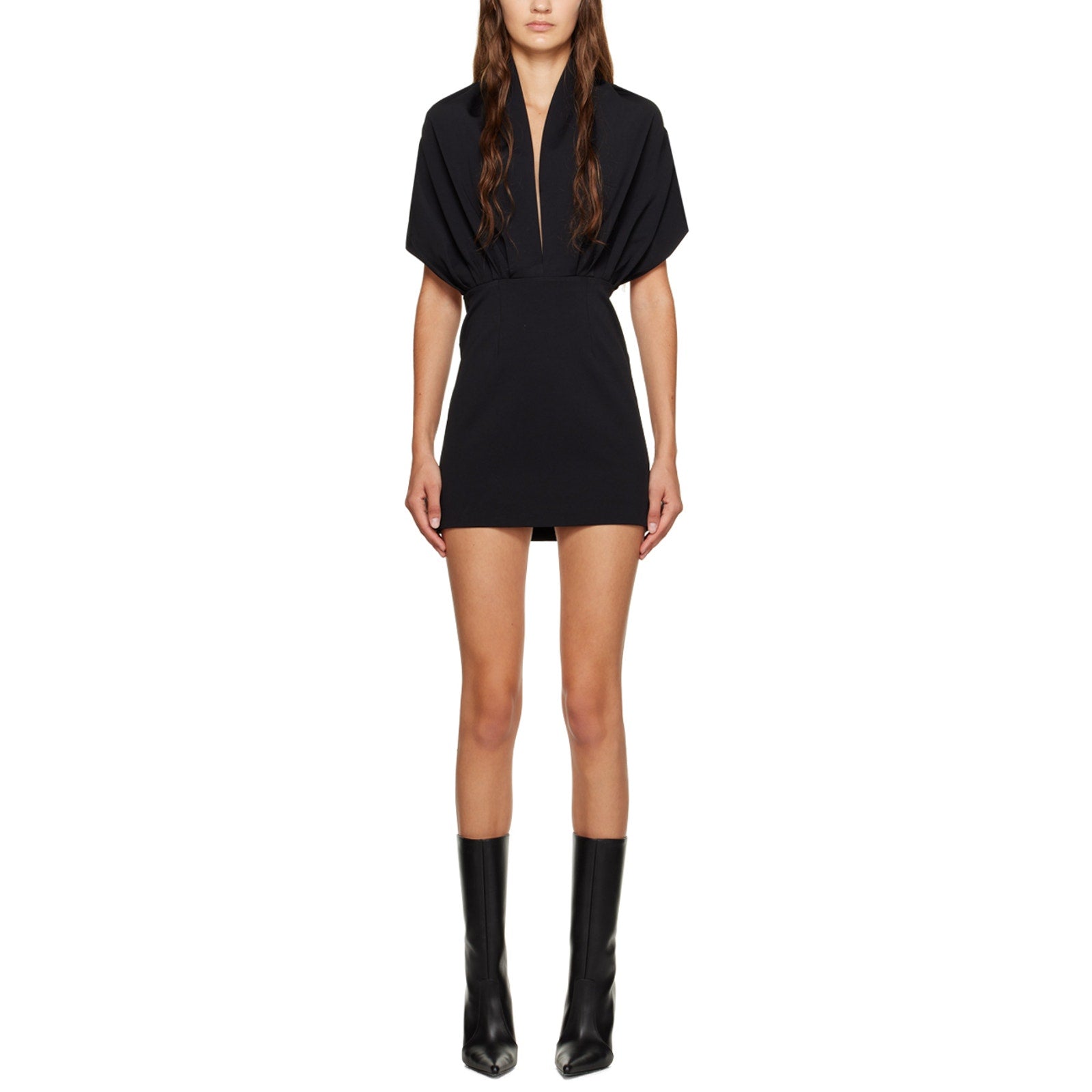 16Arlington 'Vesper' Black Viscose Minidress Size 4 - NWT