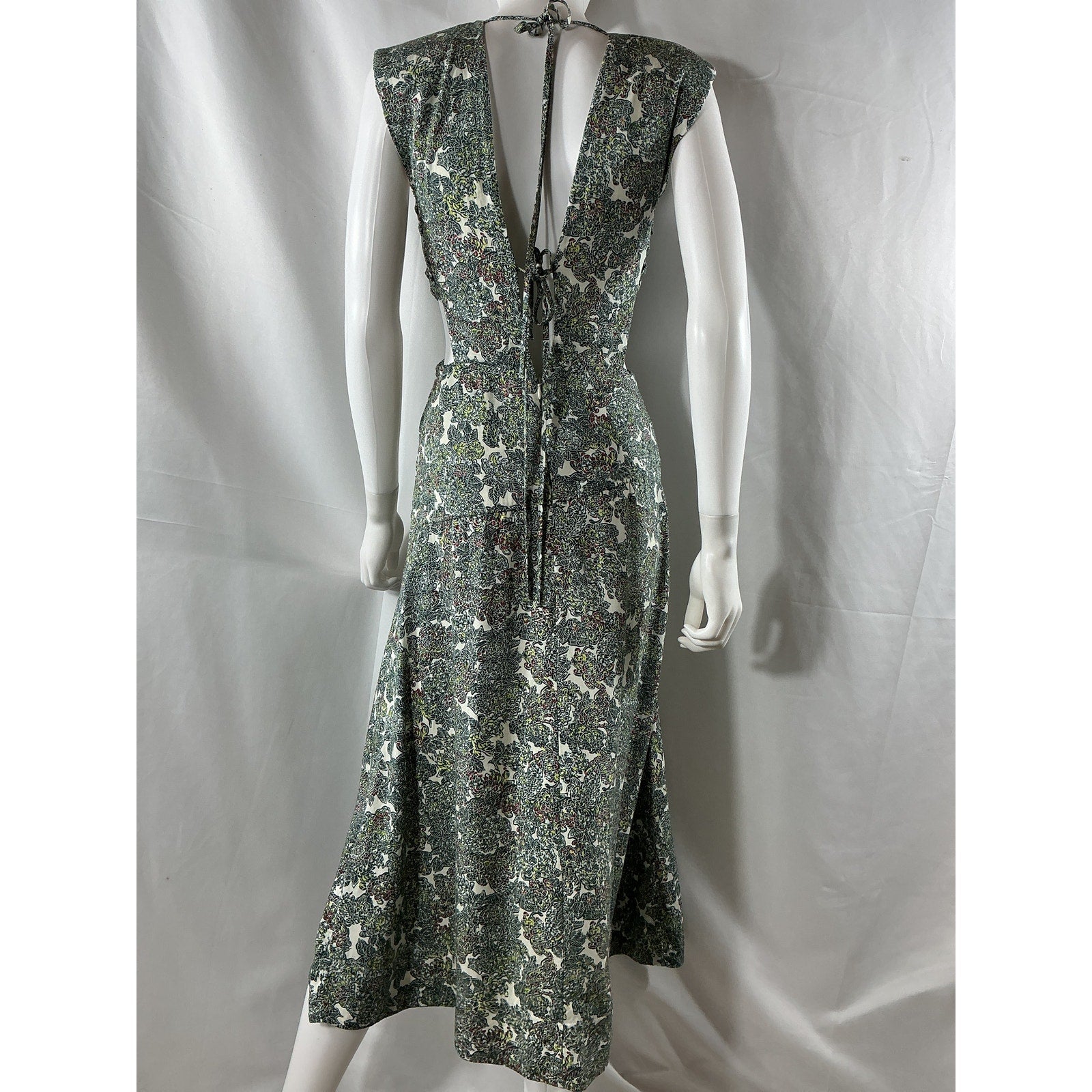 Joie 'Ember B' Grey Rayon Midi Dress Size 2