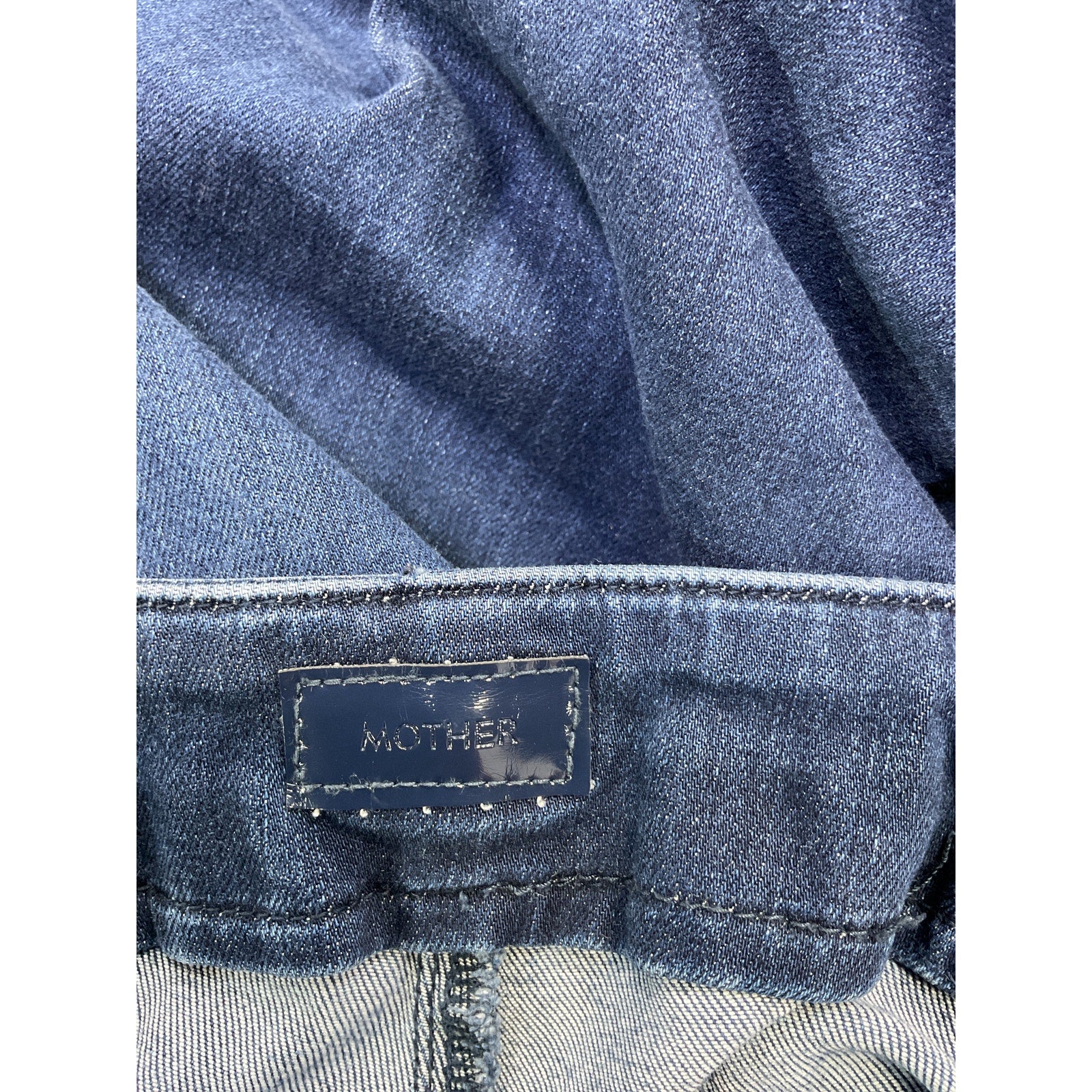 Mother 'Cinch' Black Viscose Roller Sneak Size 33