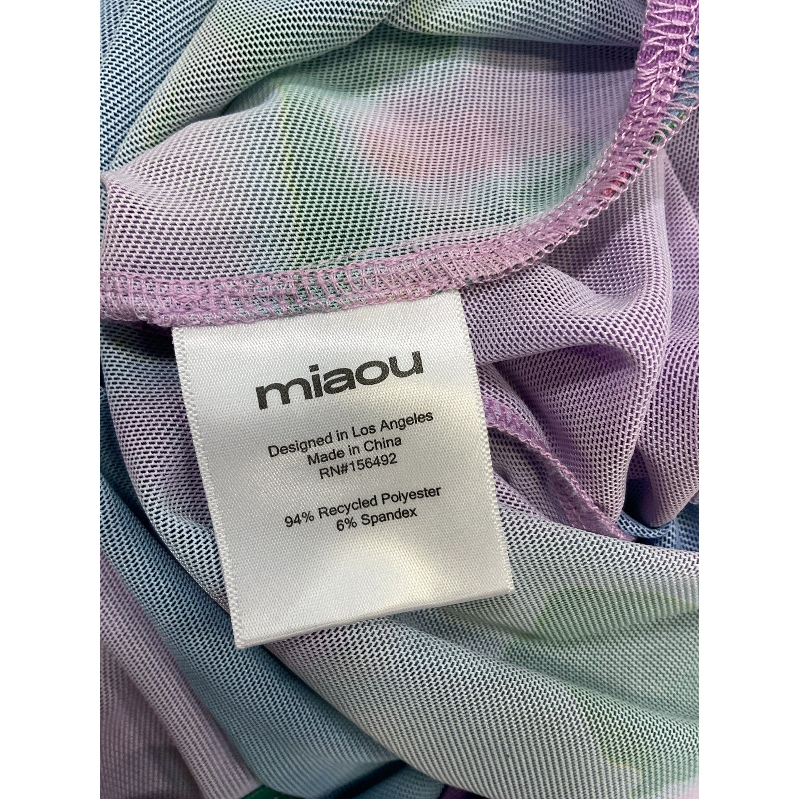 Miaou 'Billie' Pink Mesh Dress Size S