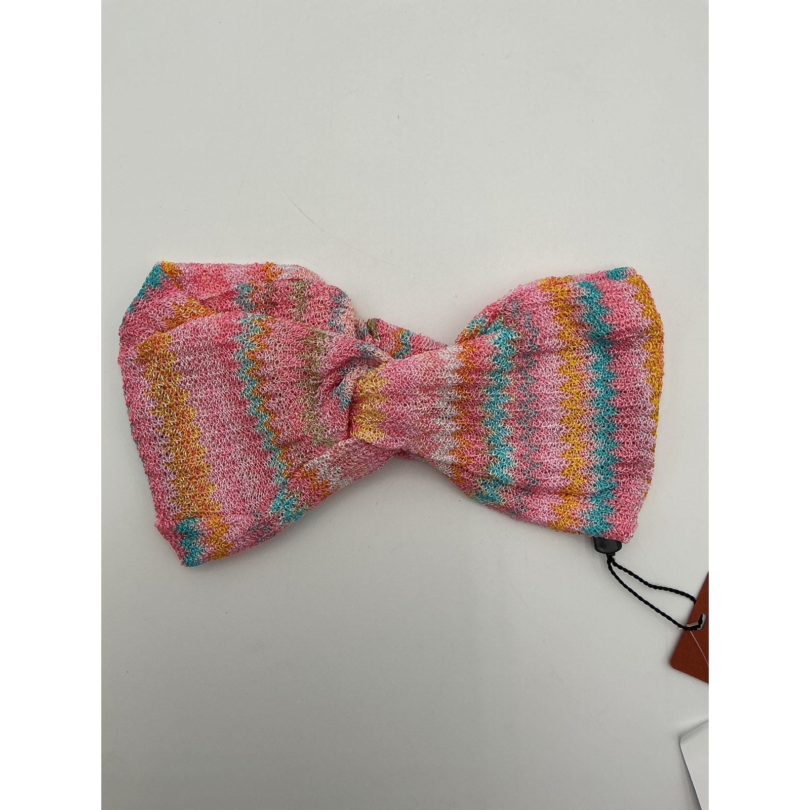 Missoni Twisted Pink Crochet-Knit Headband Size OS - NWT