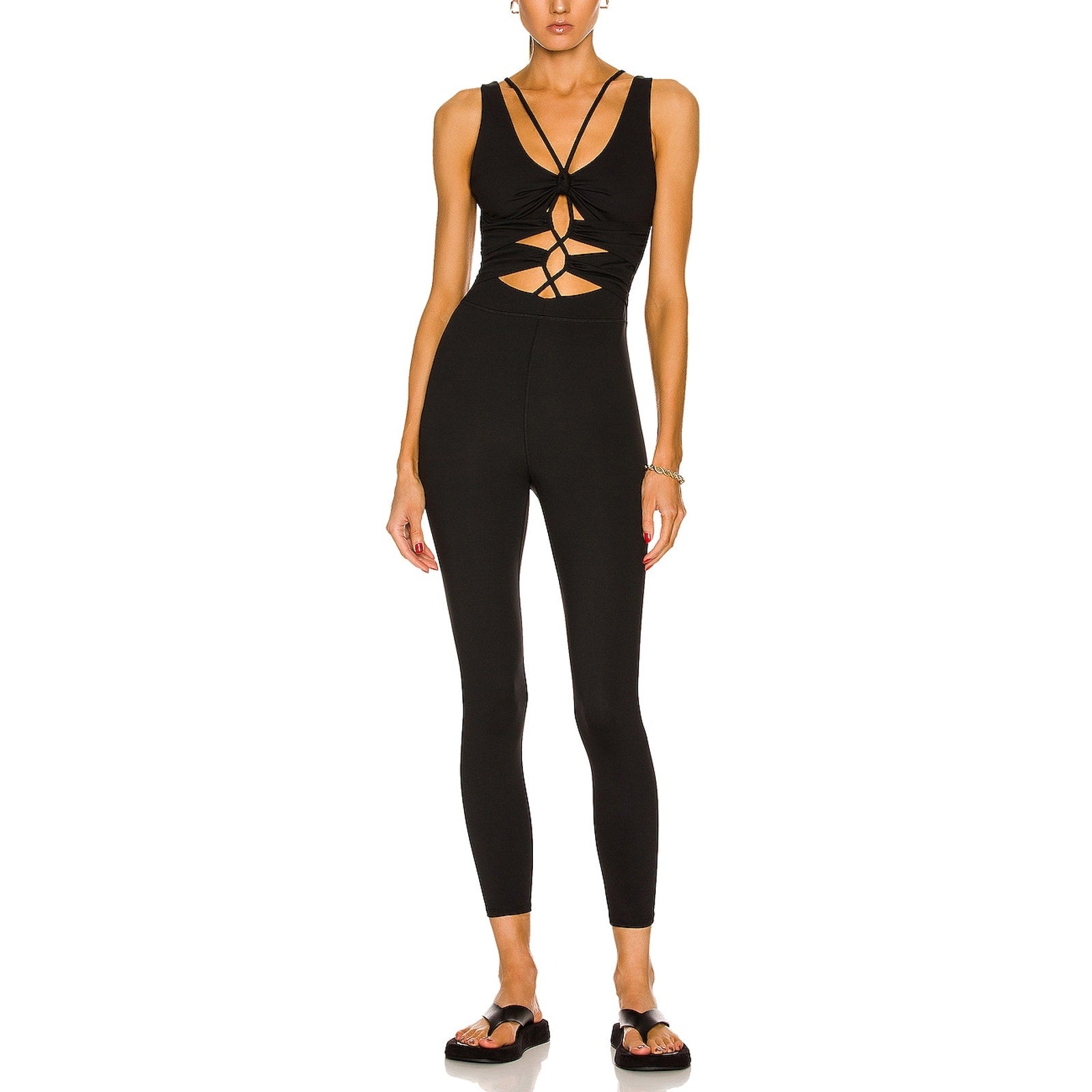 Patbo 'Spaghetti' Black Tied Onesie Size M - NWT