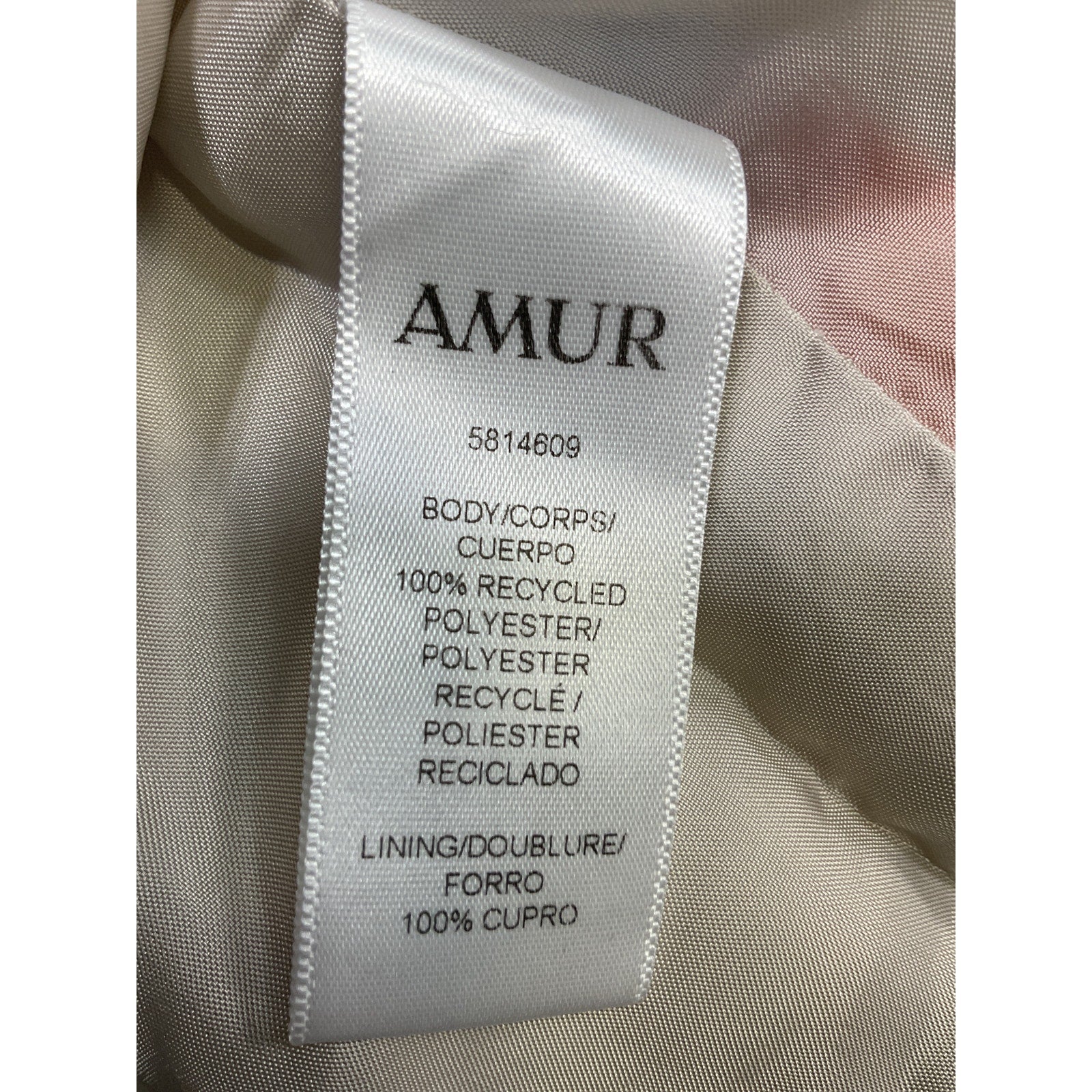 Amur 'Kay' Red Chiffon Dress Size 6