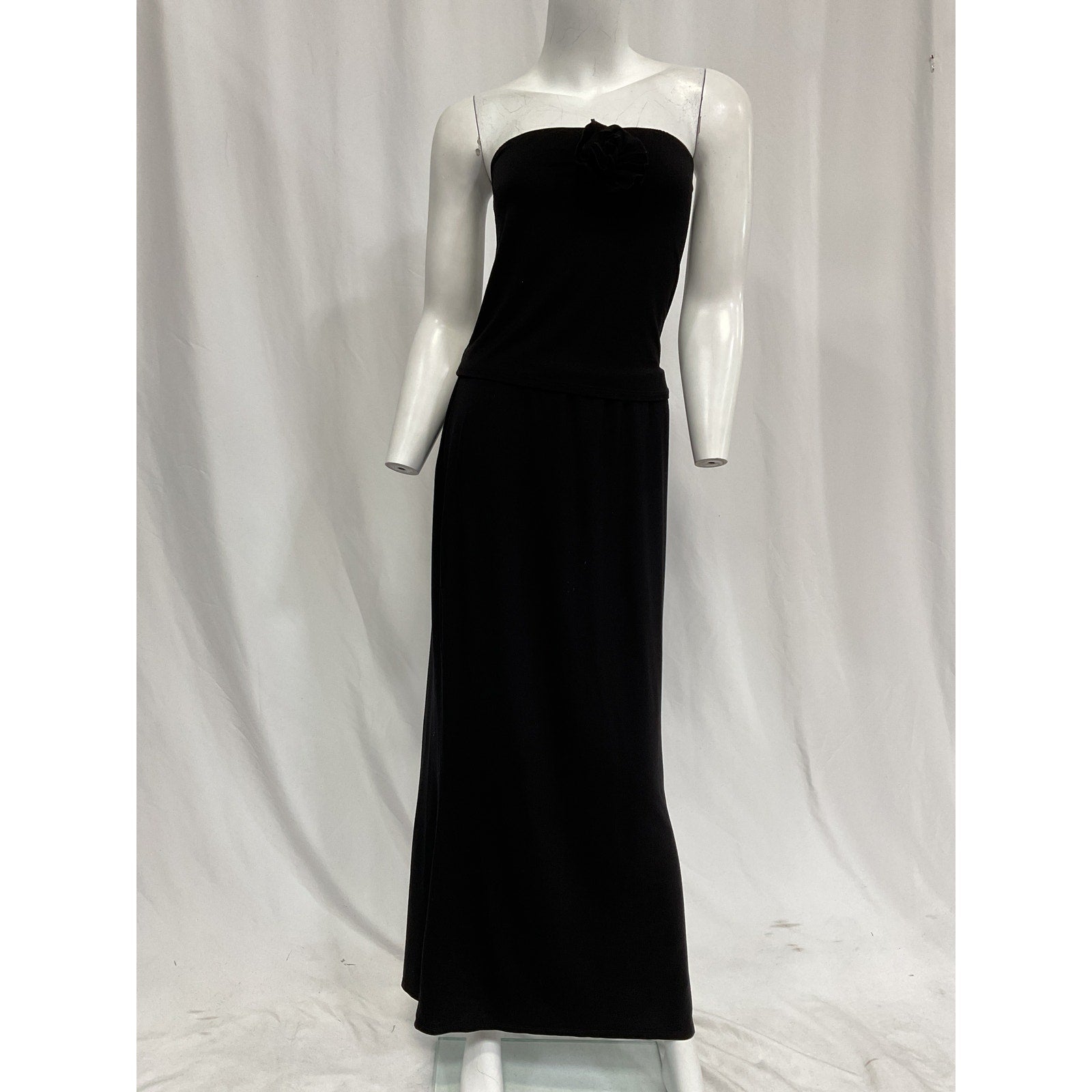 Reformation 'Adalynn' Black Knit Two Piece Size L