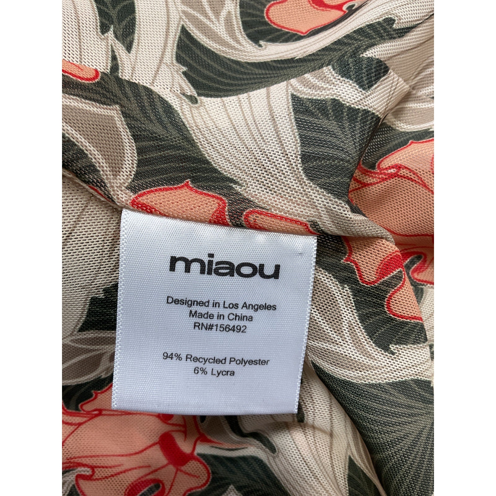 Miaou 'Campbell' Green Top Size S