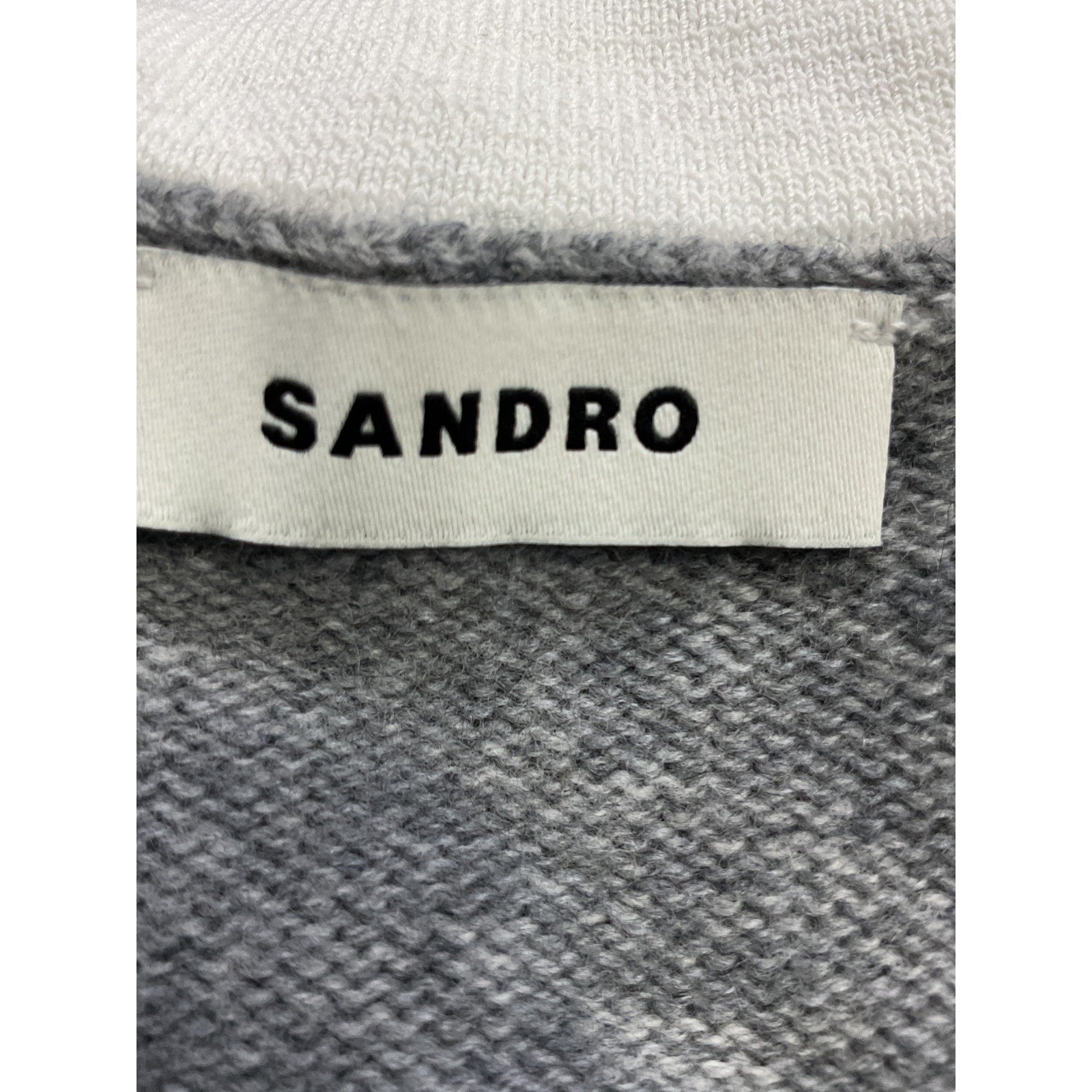 Sandro 'Two-Tone' Grey Cardigan Size 3 - NWT