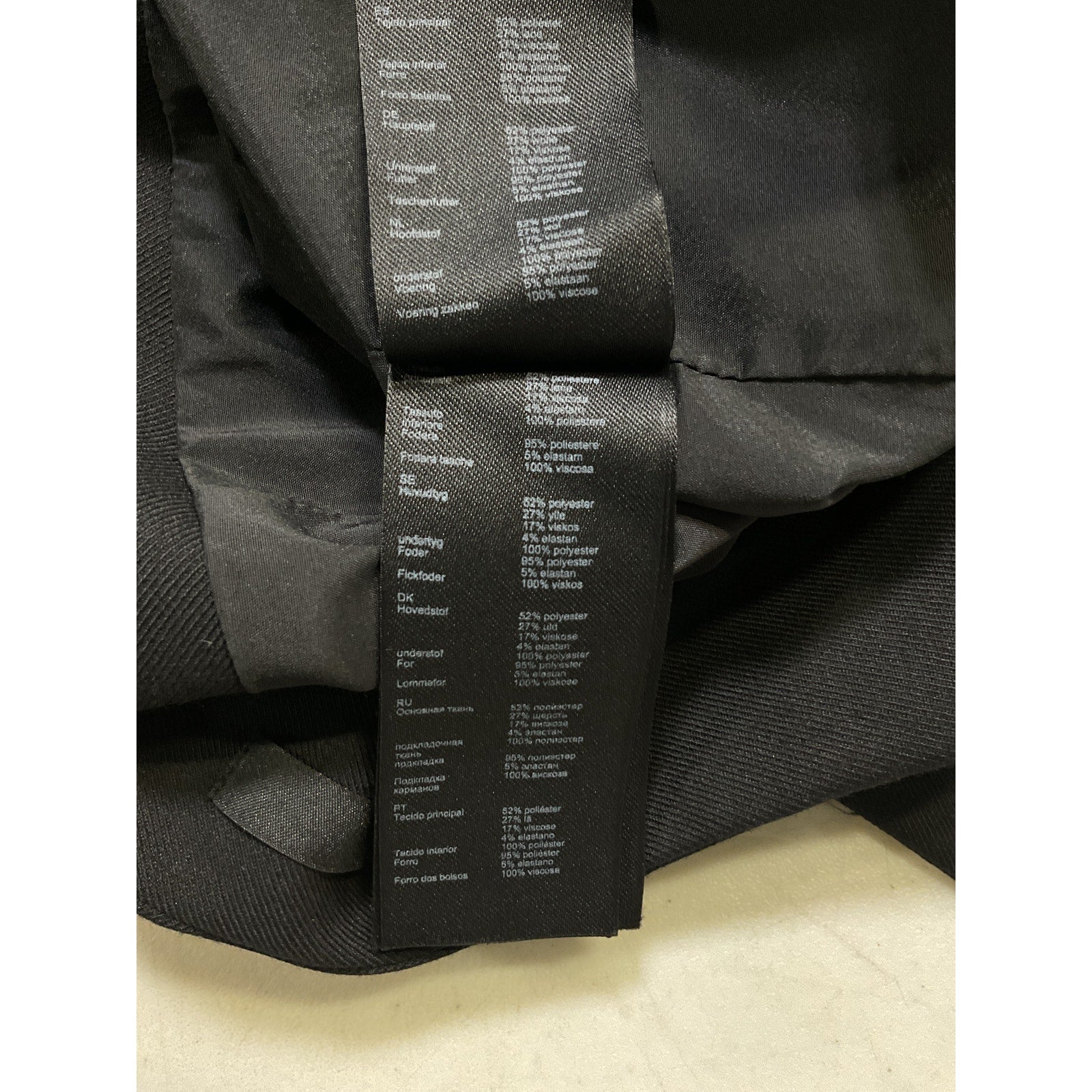 Maje 'Asymmetric' Black Wrap Skirt Size 4