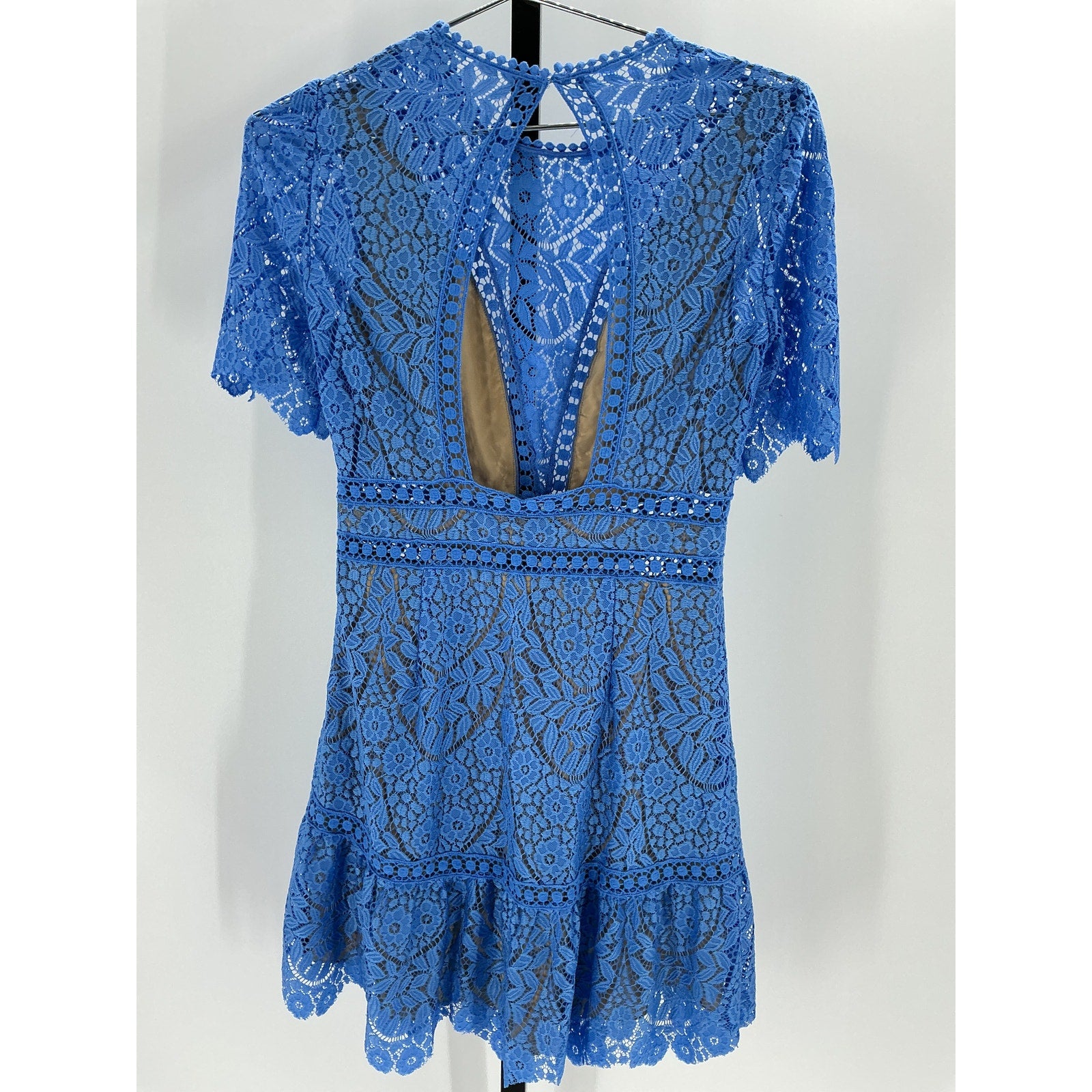 Saylor 'Darian' Blue Nylon Dress Size S