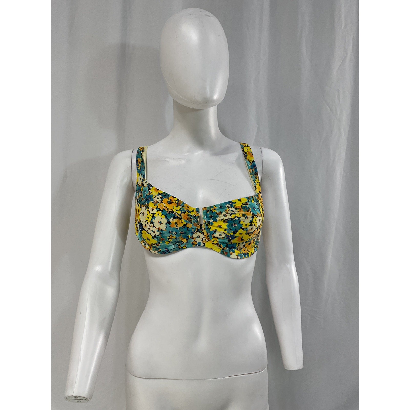 L*Space 'Camellia' Blue Top Size M