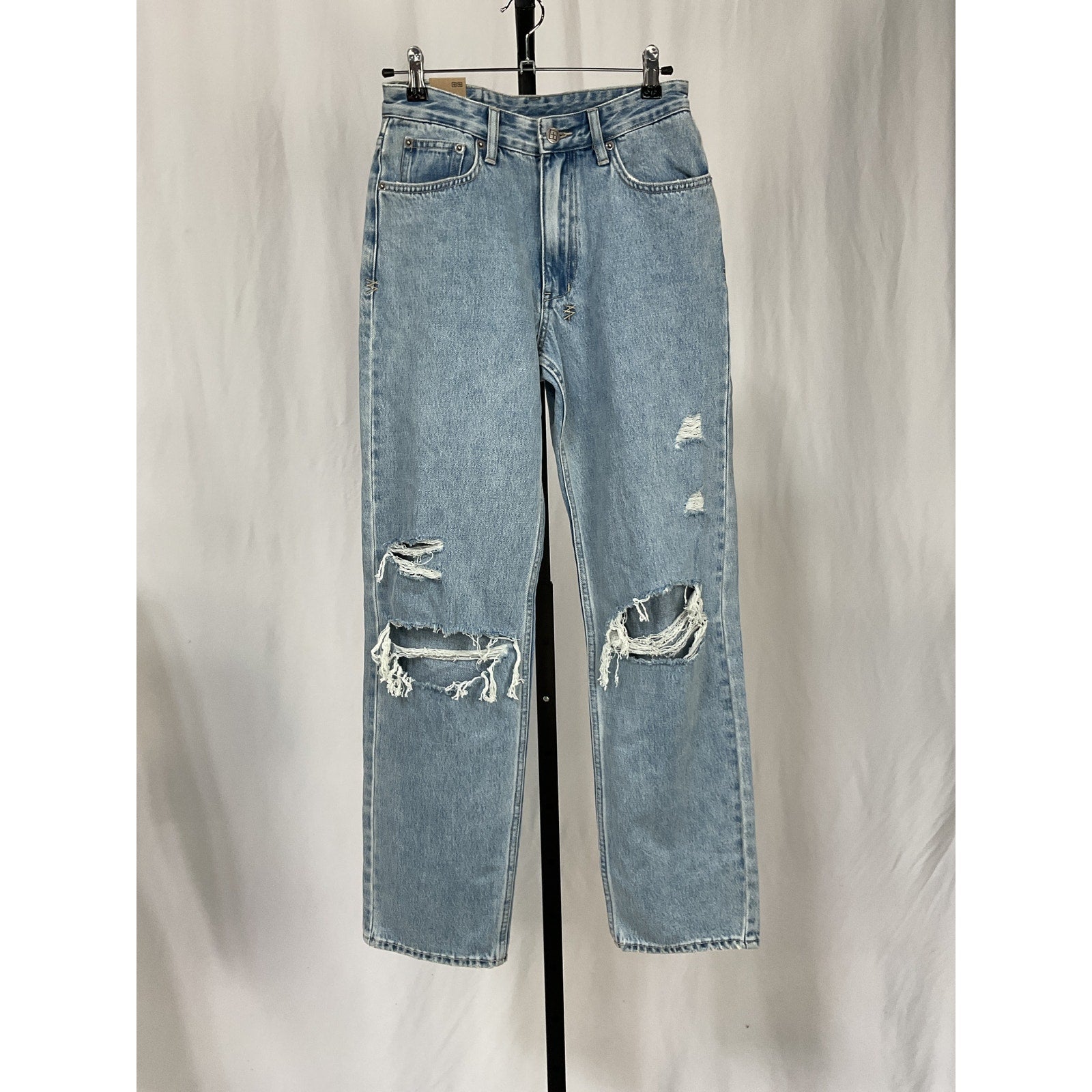 Ksubi 'Brooklyn' Blue Cotton Authentik Trashed Denim Jean Size 26 - NWT