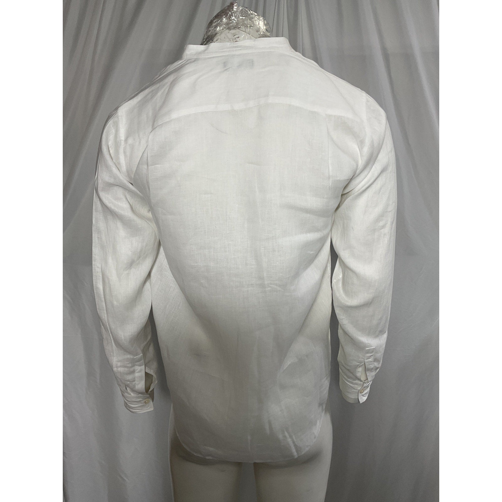 Theory 'Irving Oe Bc' White Linen Relaxed Size S