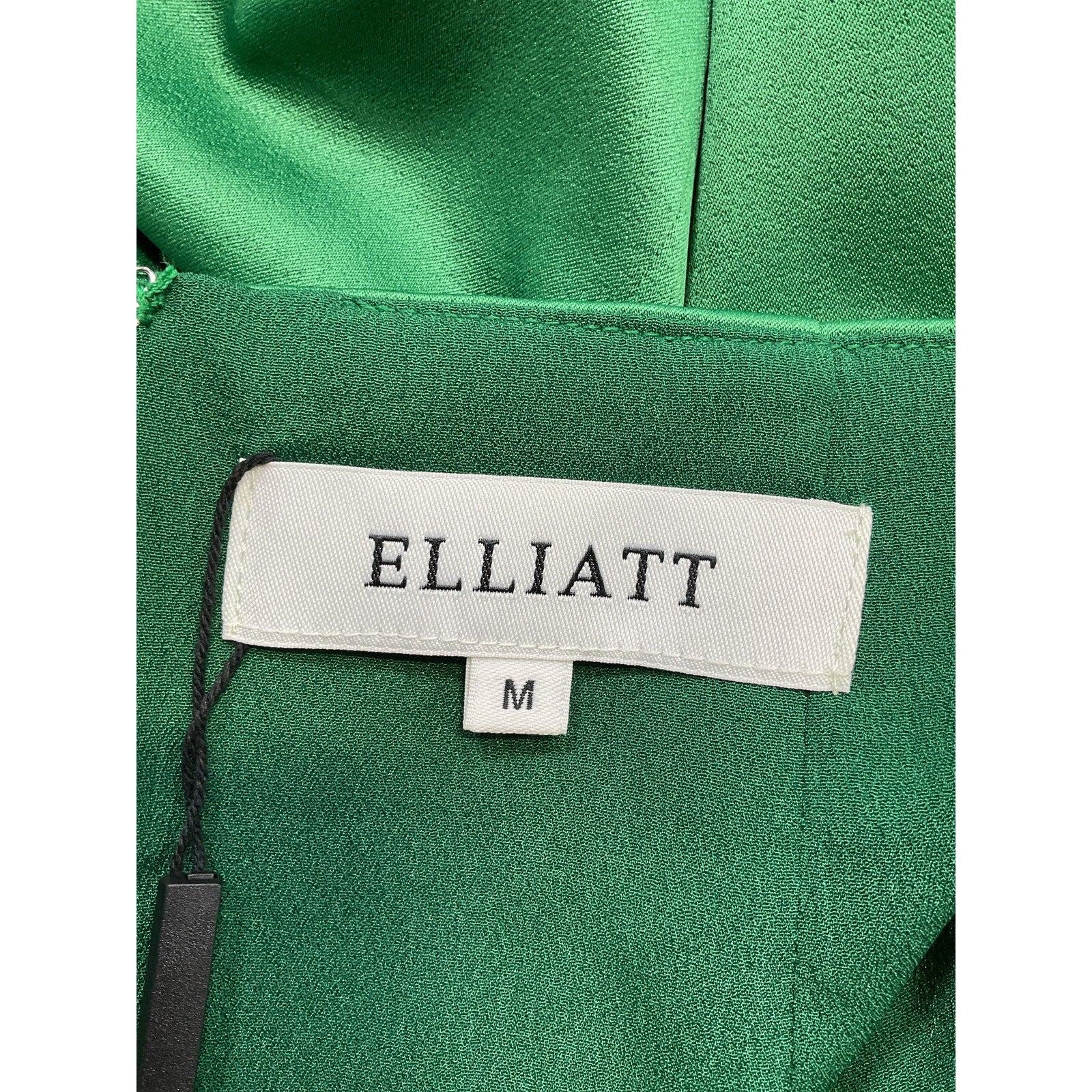 Elliatt 'Centuri' Green Satin Dress Size M - NWT