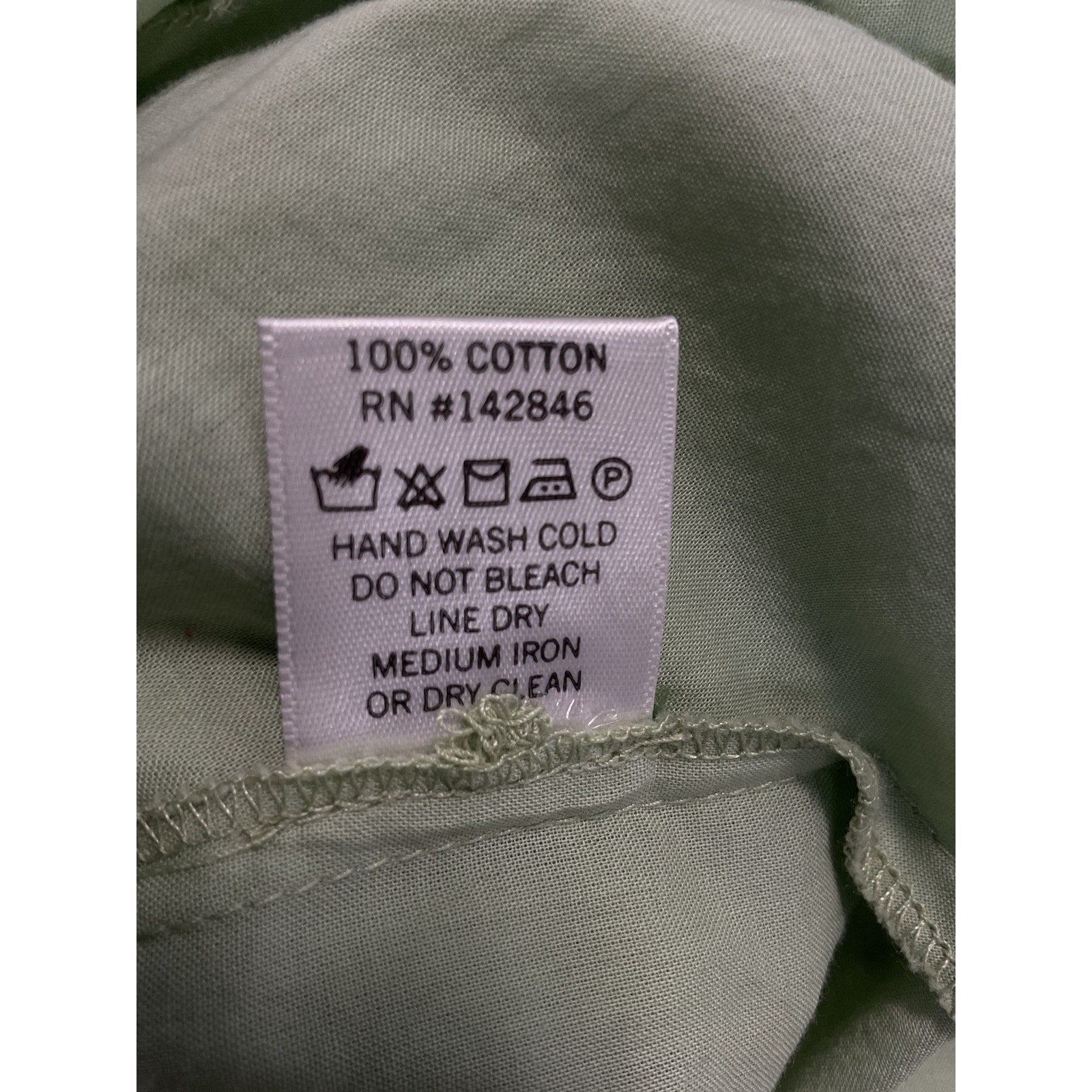 Rhode 'Emanne' Green Gathered Cotton-Gauze Mini Dress Size S