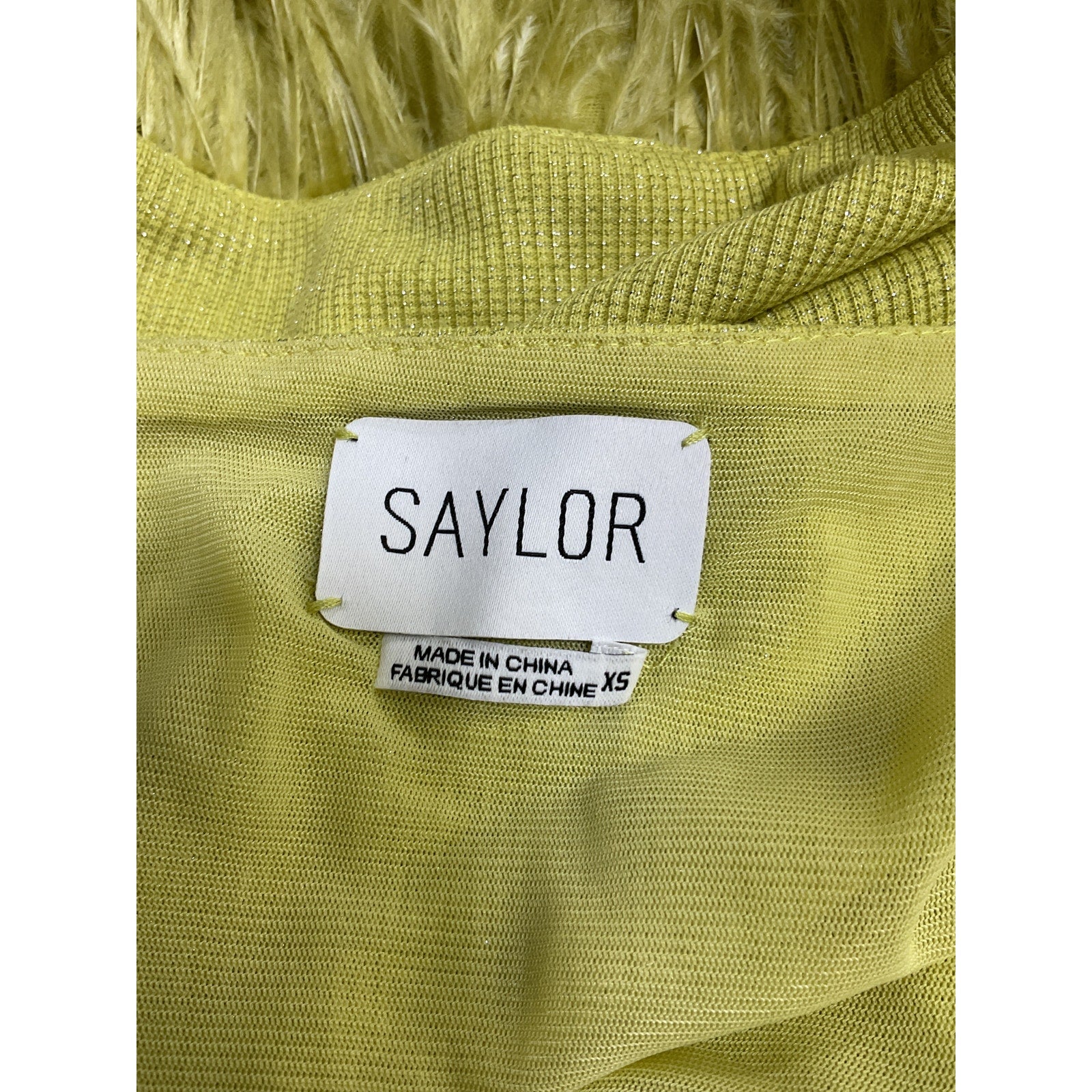 Saylor 'Katrin' Green Cotton Mini Dress Size XS
