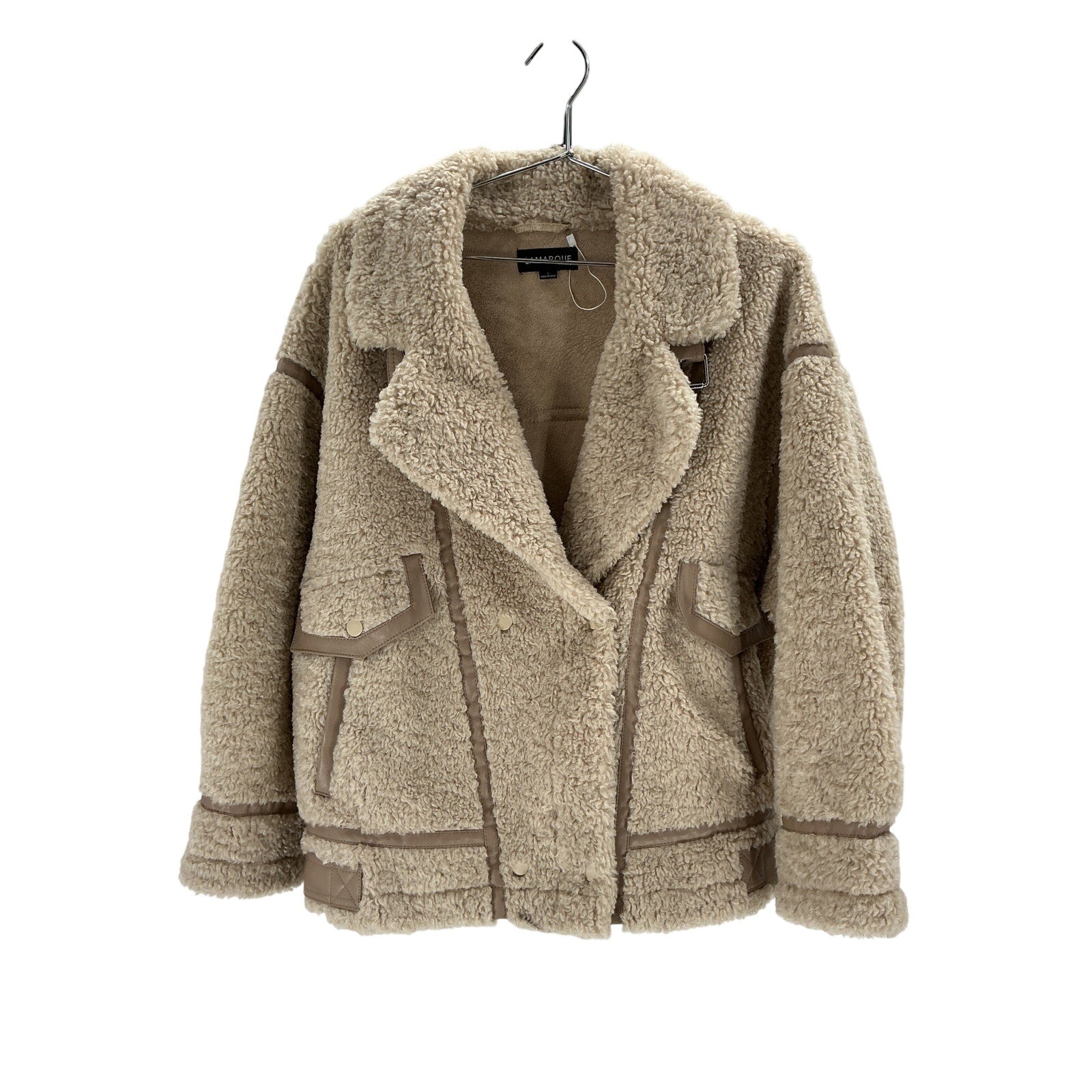 Lamarque 'Badu' Tan Polyester Jacket Size S
