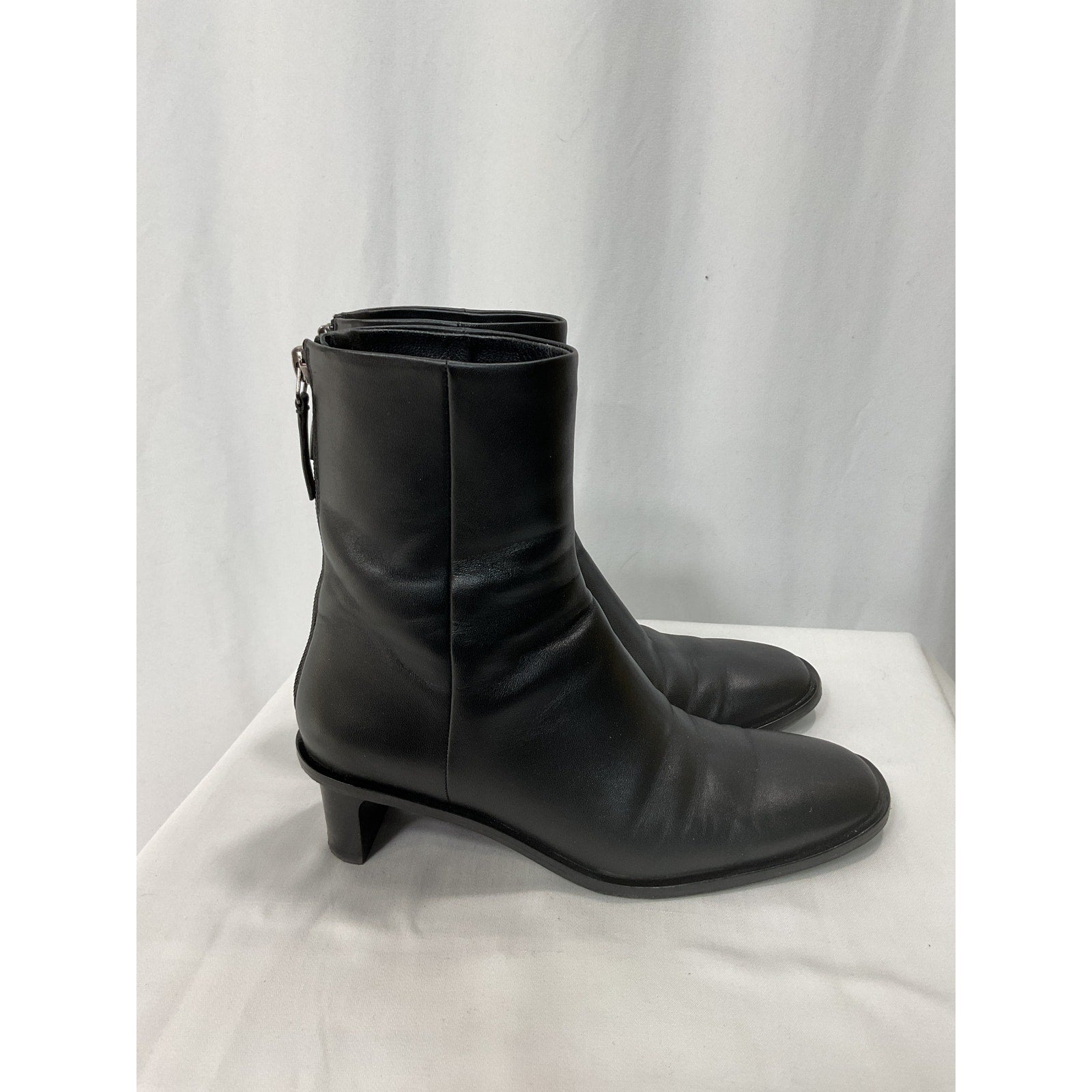 A.Emery 'Soma' Black 60Mm Leather Ankle Boot Size 6