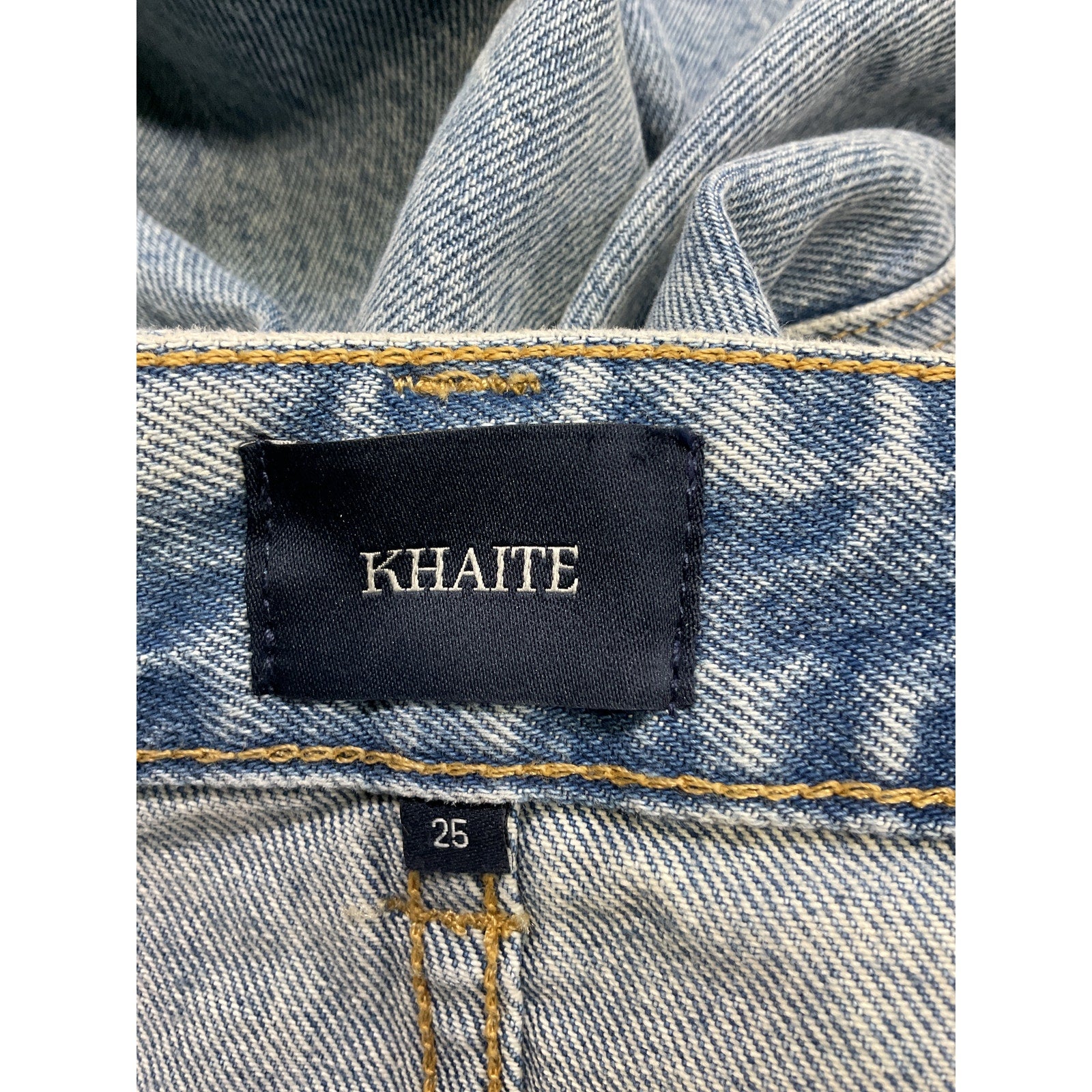 Khaite 'Charlene' Blue Skirt Size 25