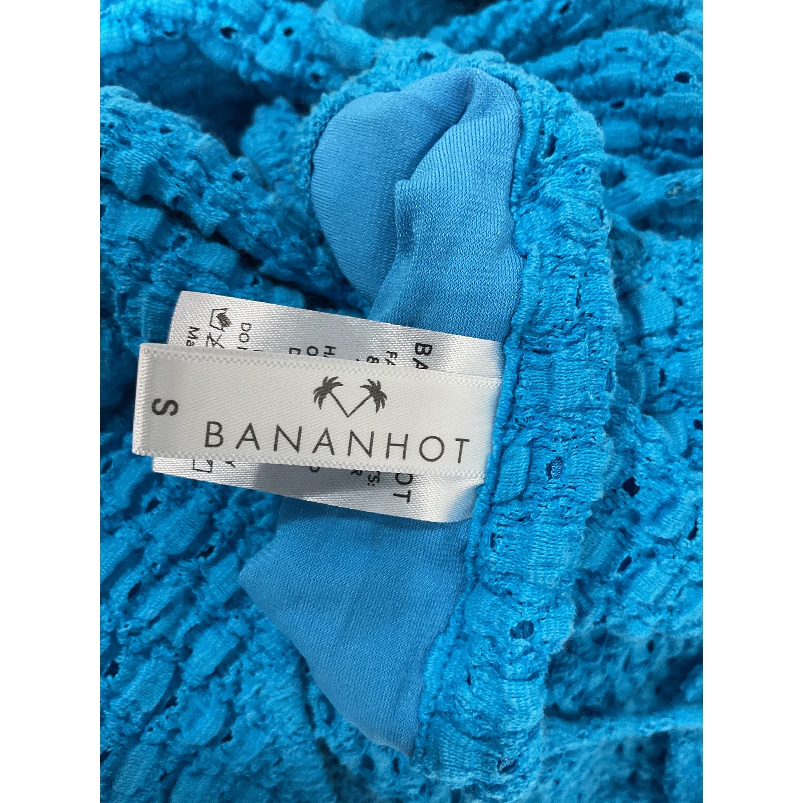 Bananhot 'Anna' Blue Maxi Dress Size S