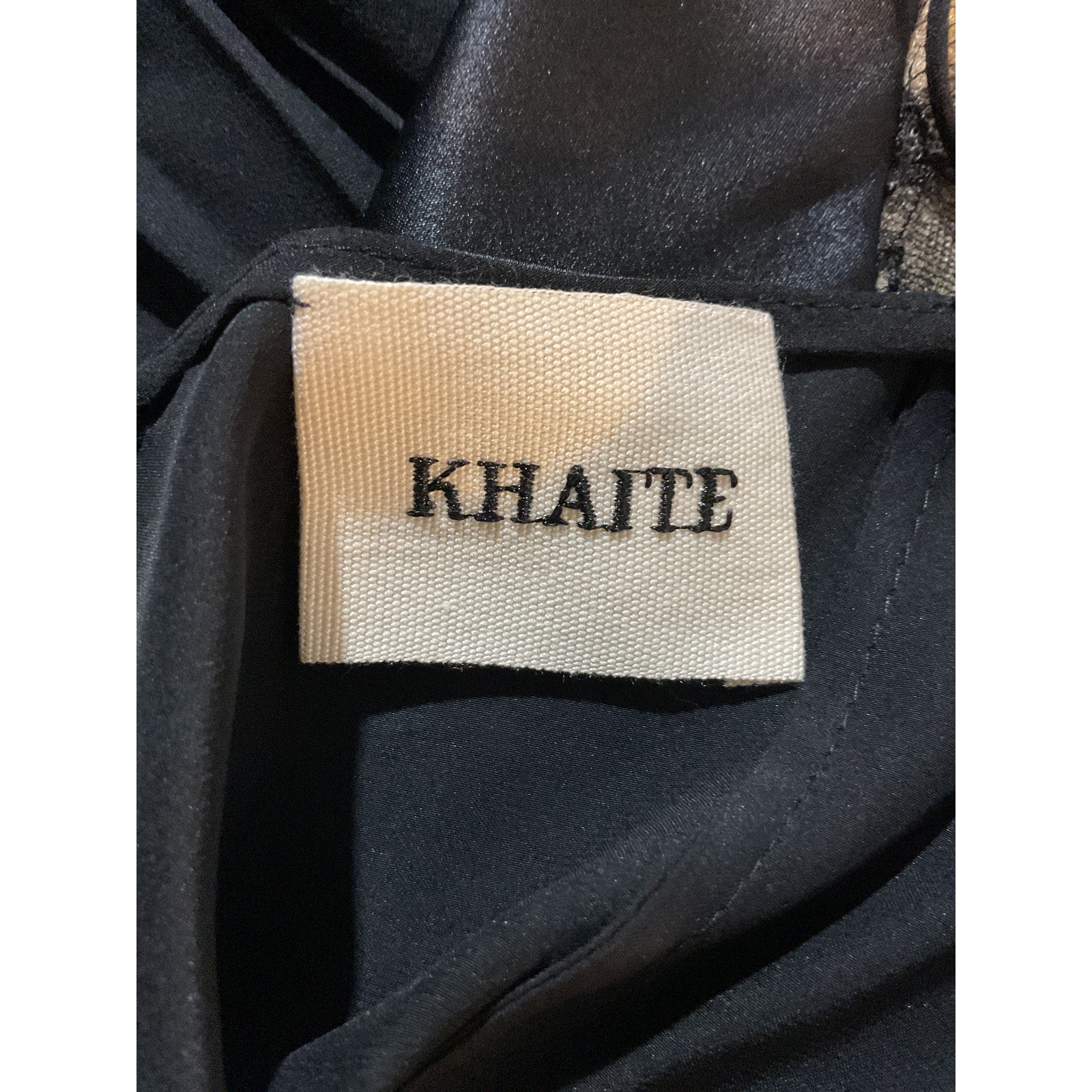 Khaite 'Candita' Black Silk  Dress Size 0