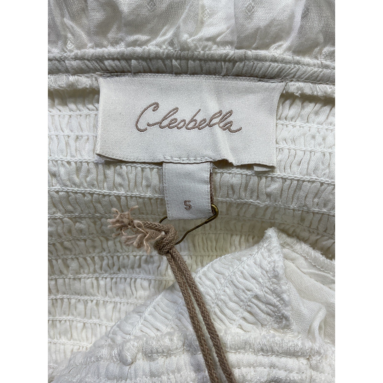 Cleobella 'Ashlyn' White Voile Midi Dress Size S - NWT