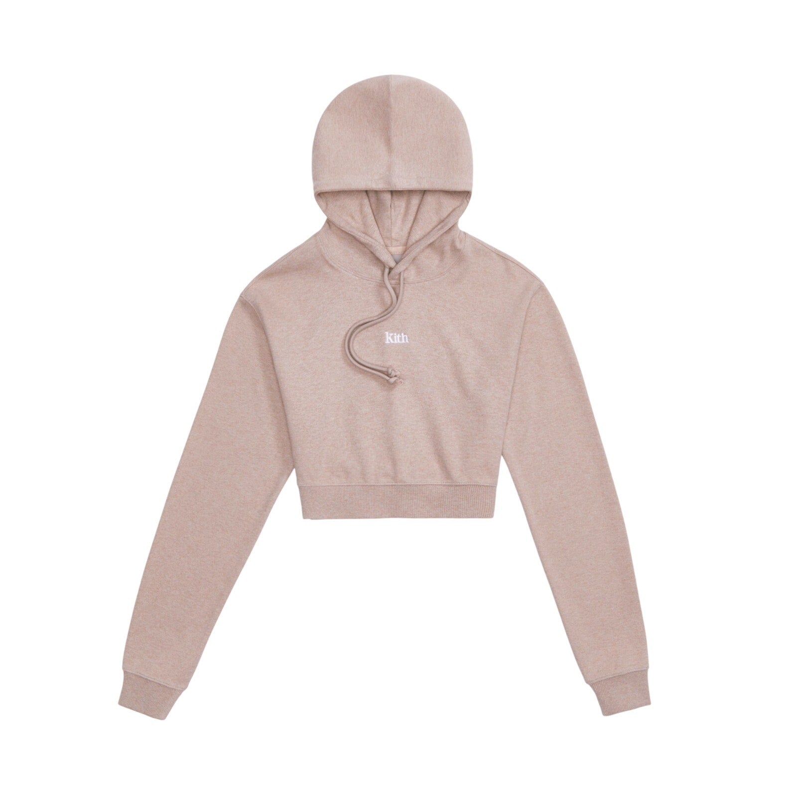 Kith 'Alexa' Beige Cropped Hoodie Size XS