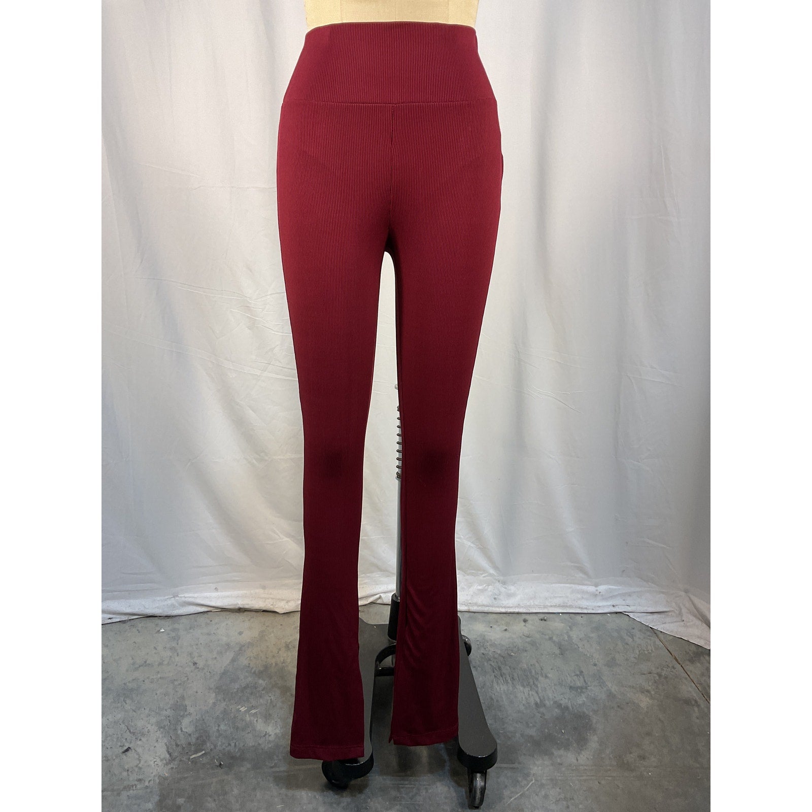 Nicholas 'Delia' Pink Poly Rib High Waist Legging Size XS