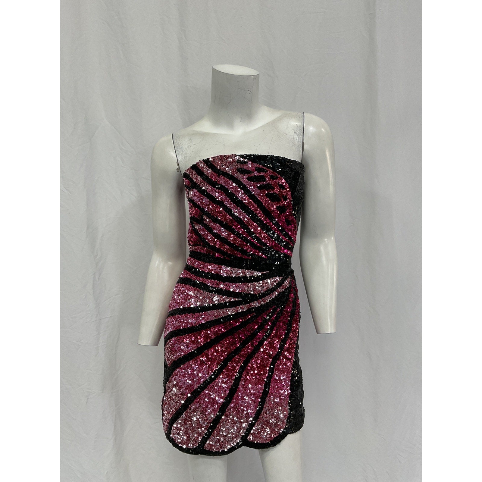 Retrofete 'Arabelle' Pink Poly Dress Size XS