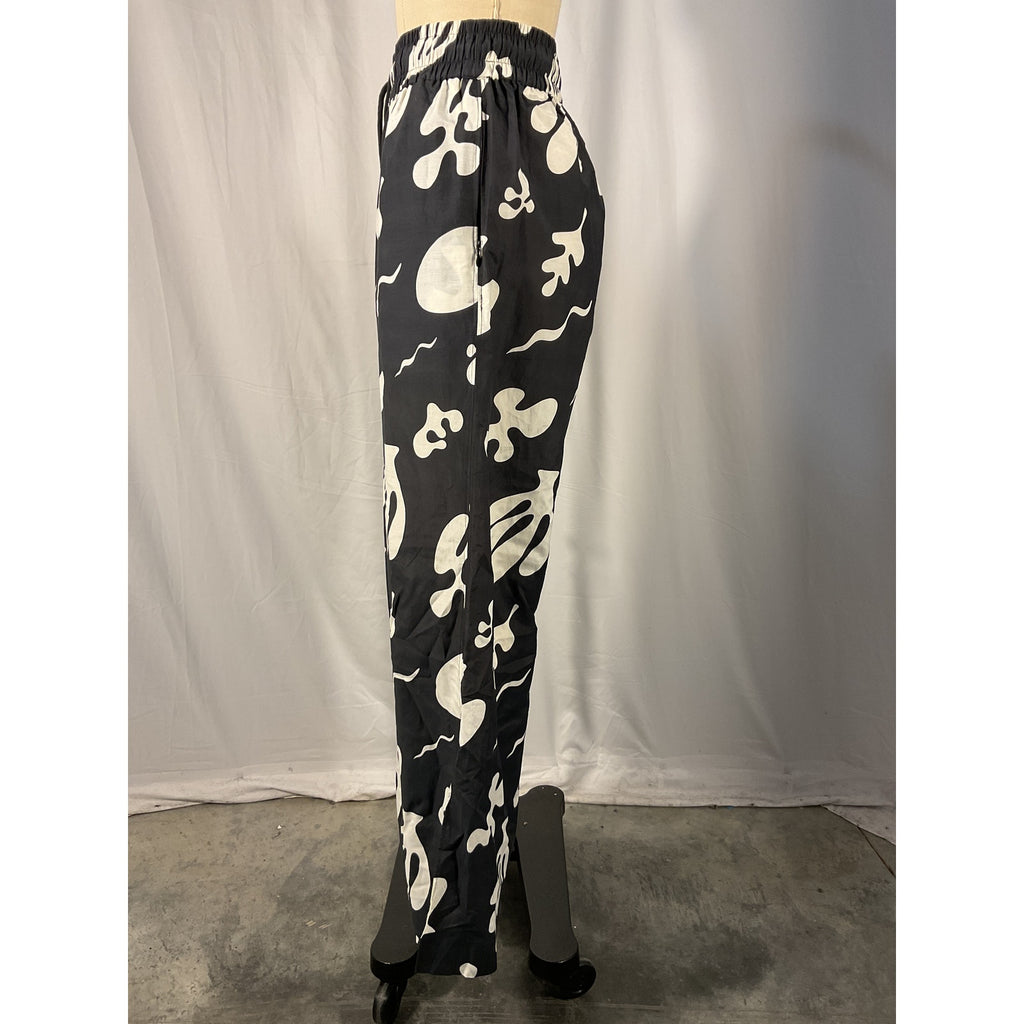 Frame 'Drawstring' Black Lounge Pants Size S