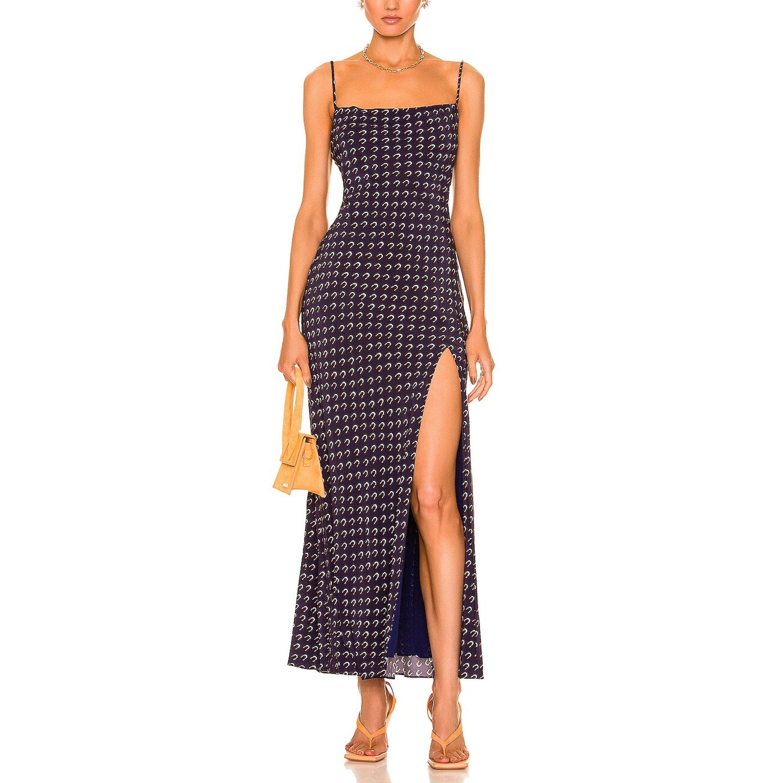 Staud 'Bellamy' Navy Dress Size M
