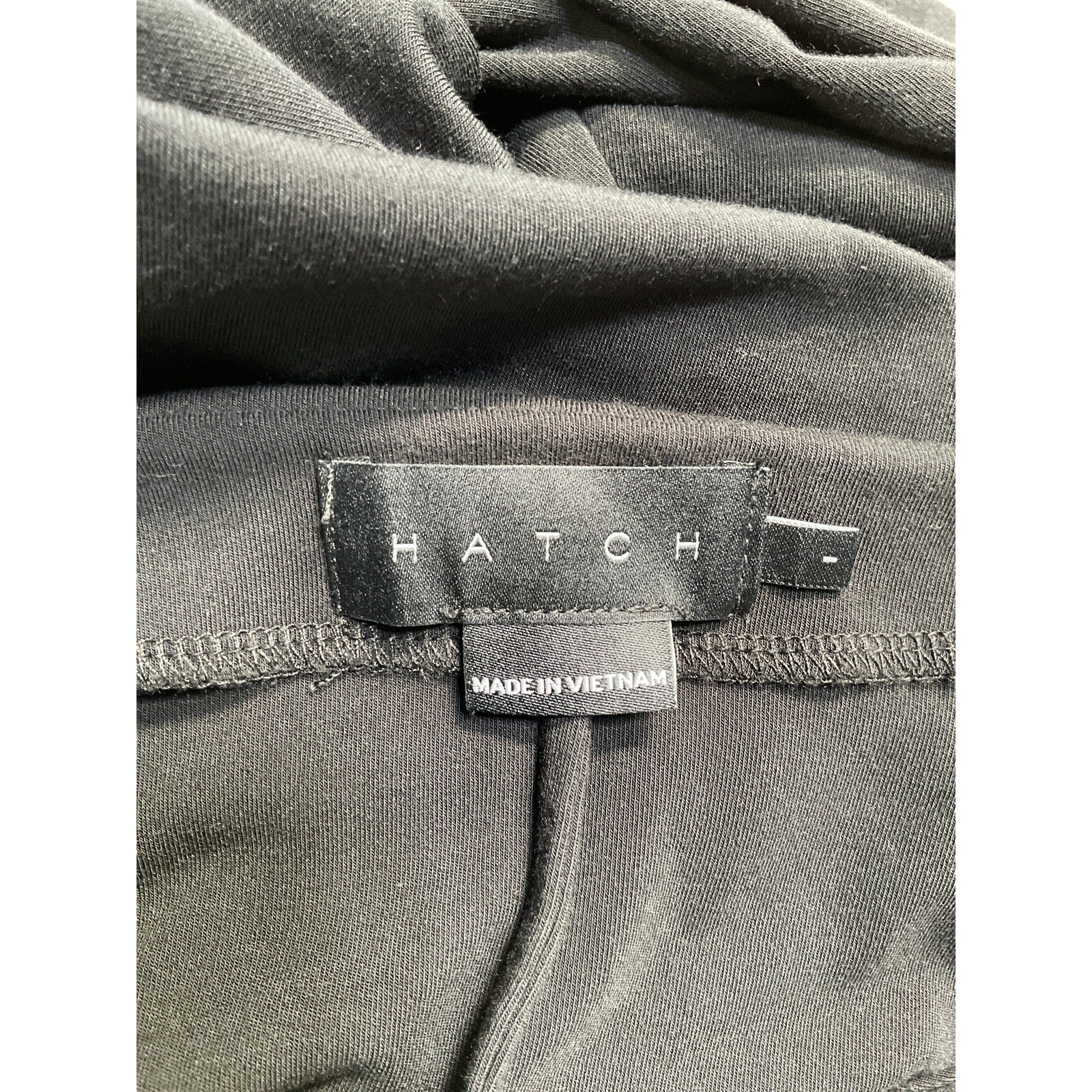 Hatch 'The Charlotte' Black Rayon Jumpsuit Size 1