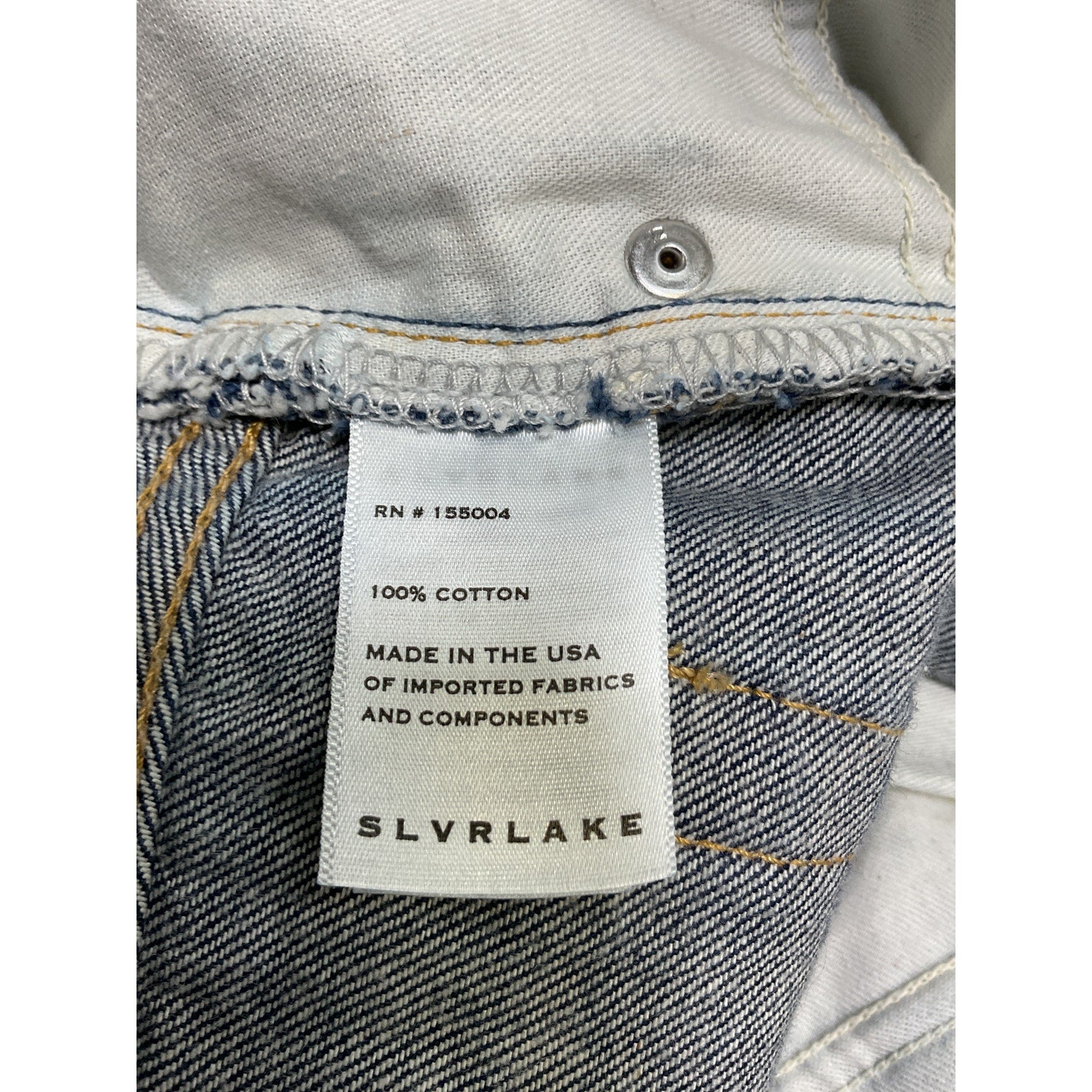 Slvrlake 'London' Blue Cotton Denim Jean Size 27