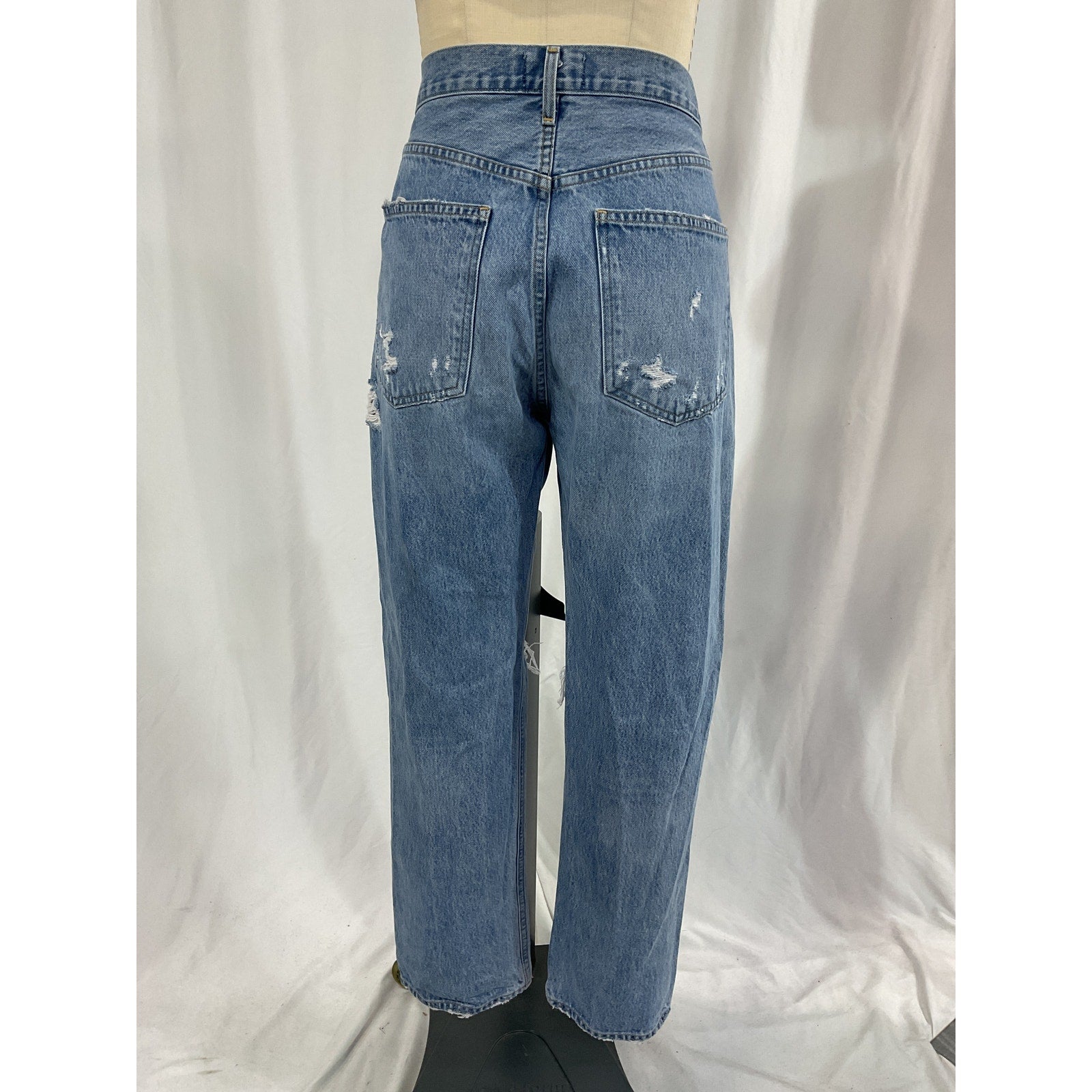 Agolde '90's' Blue Mid Rise Loose Fit Denim Jean Size 29