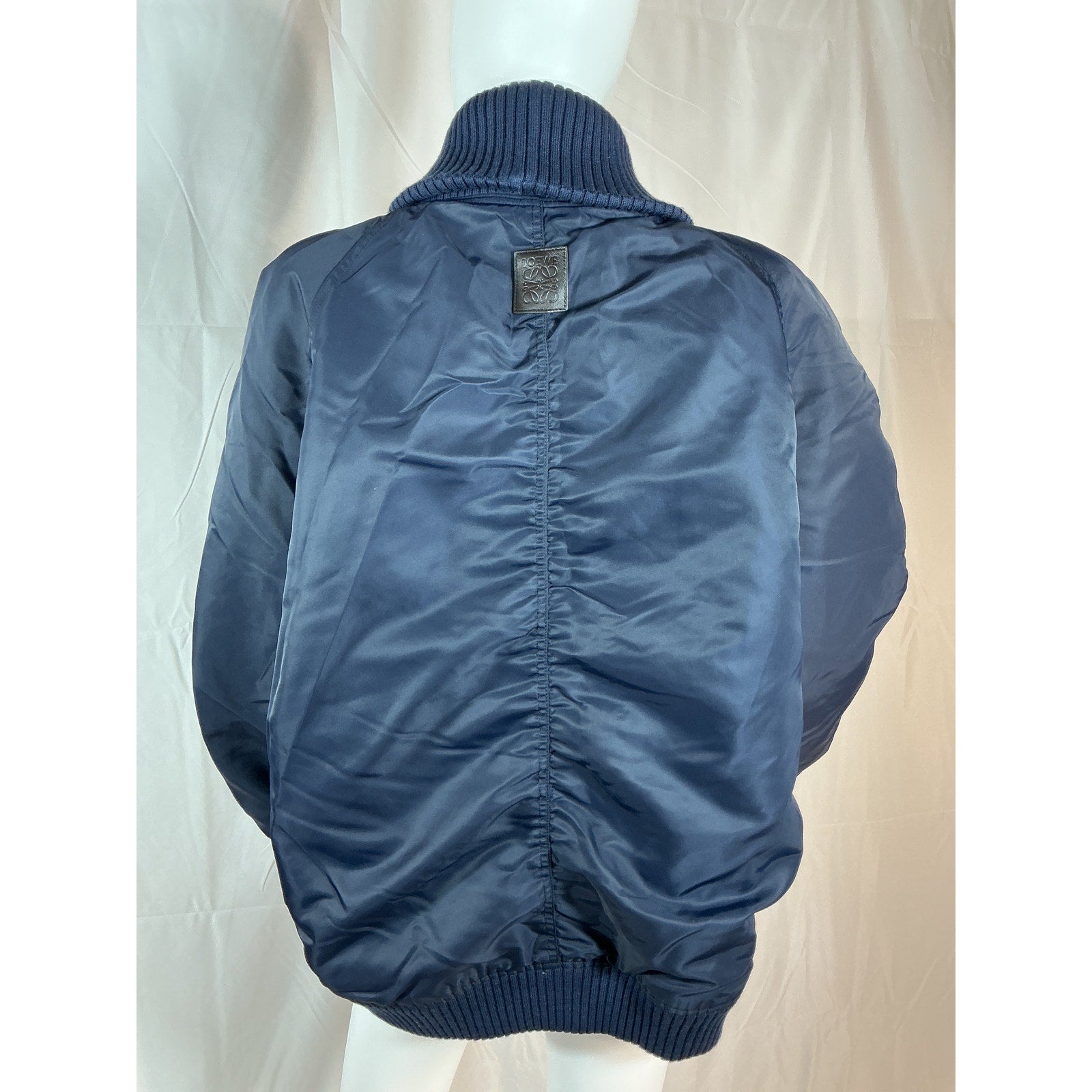 Loewe Blue 'Shell' Oversized Bomber Jacket Size 36