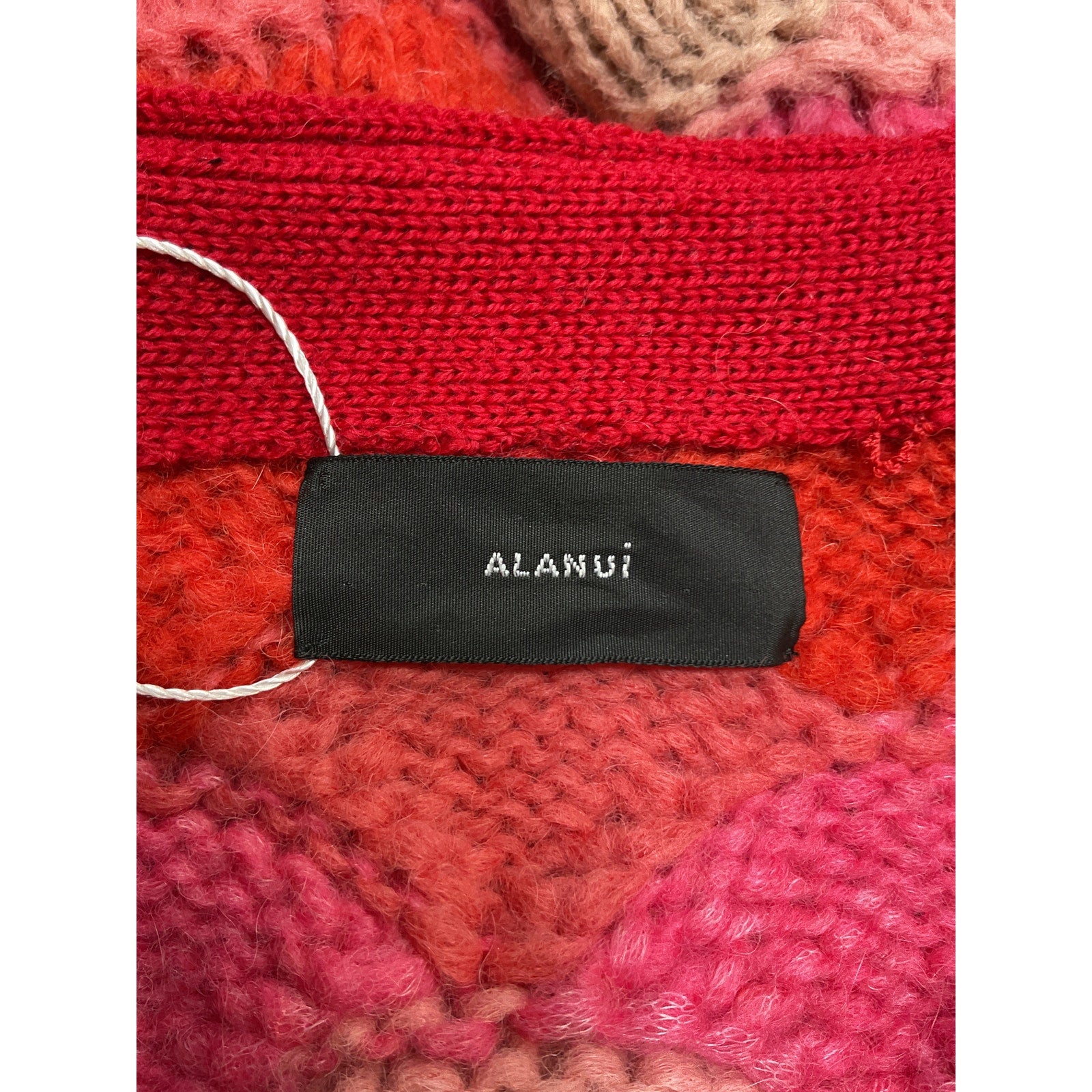 Alanui Under The Northern Pink Alpaca Sky Skirt Size M