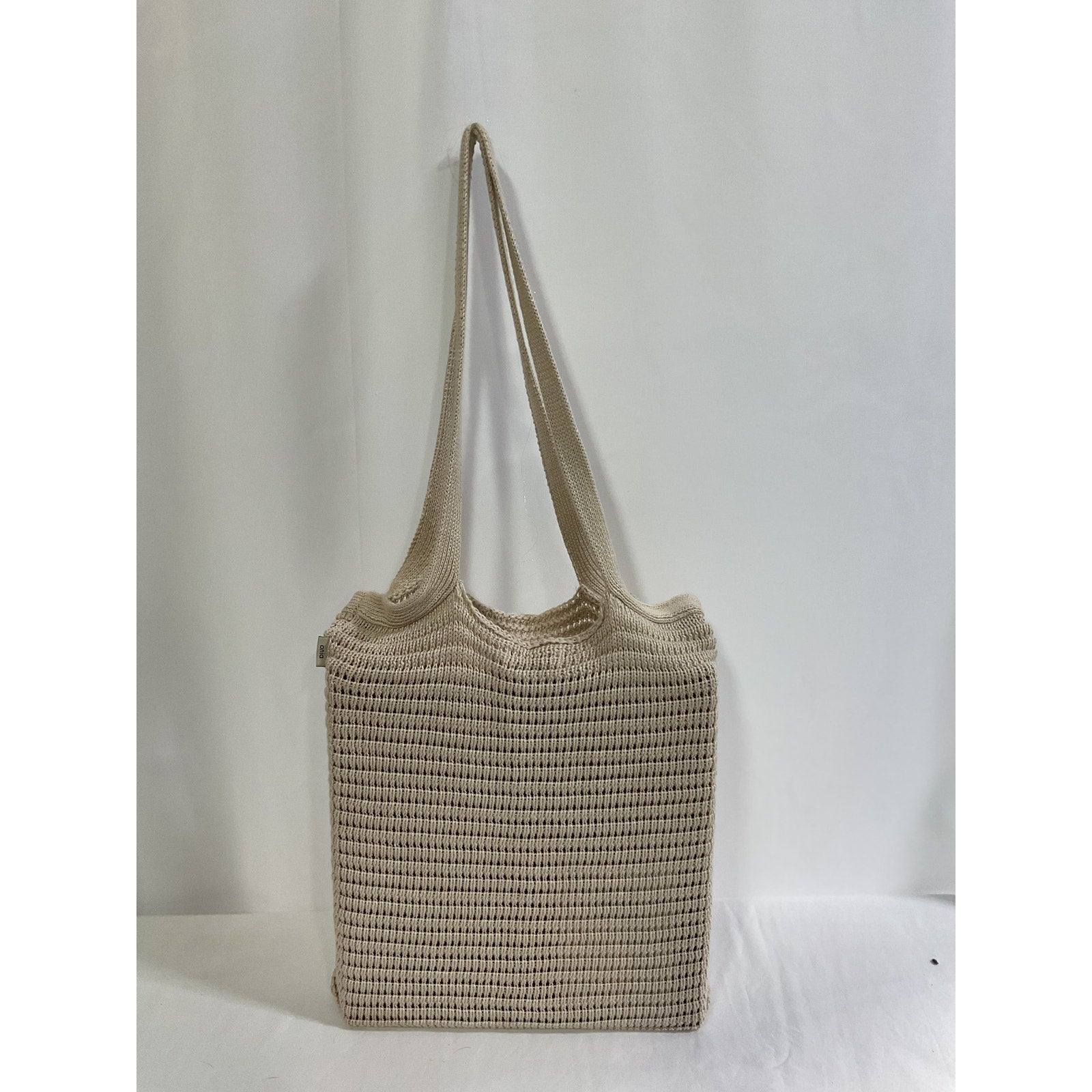 Onia 'Linen' Tan Linen Knit Tote