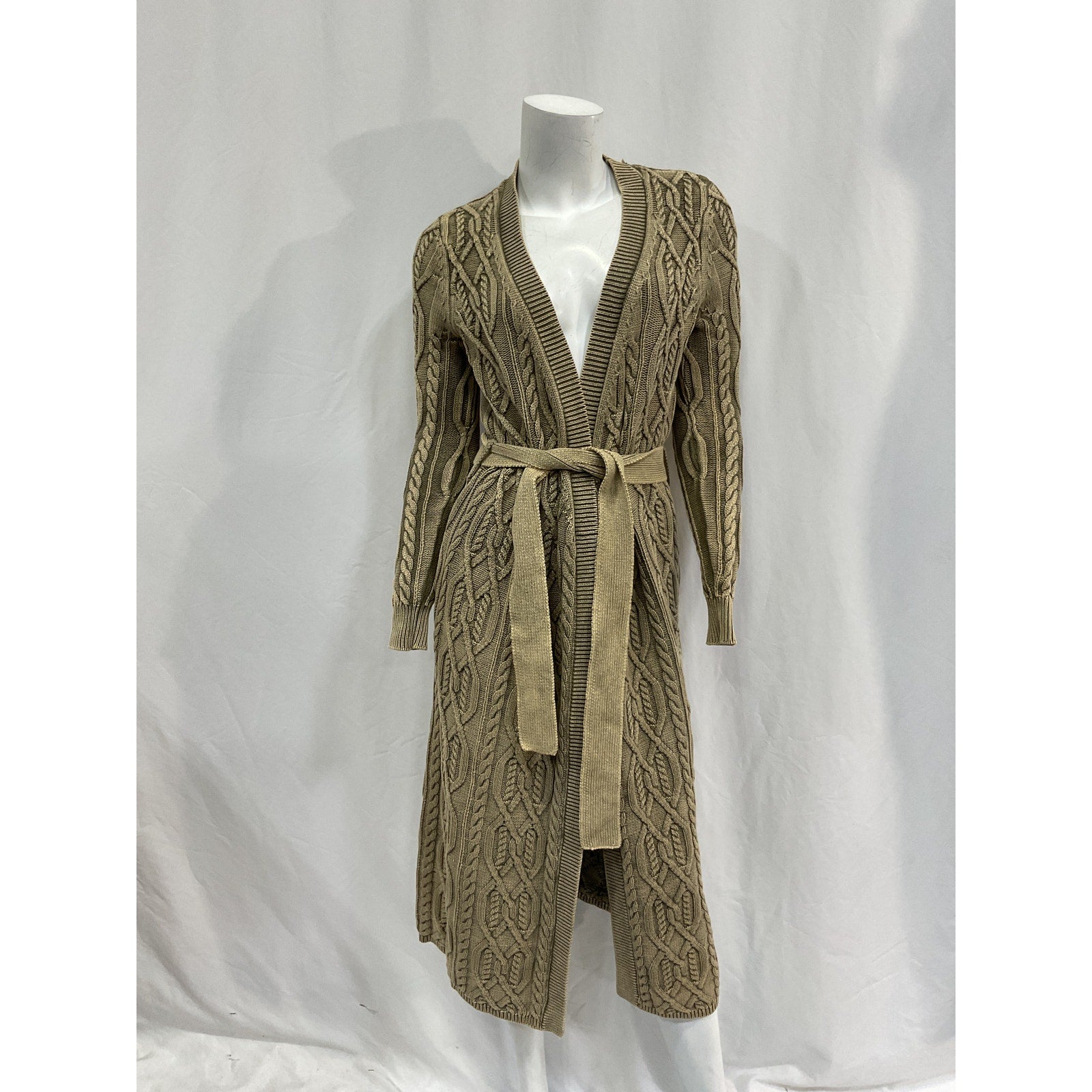 Ser.O.Ya 'Adaline' Tan Cotton Cardigan Size XXS / XS