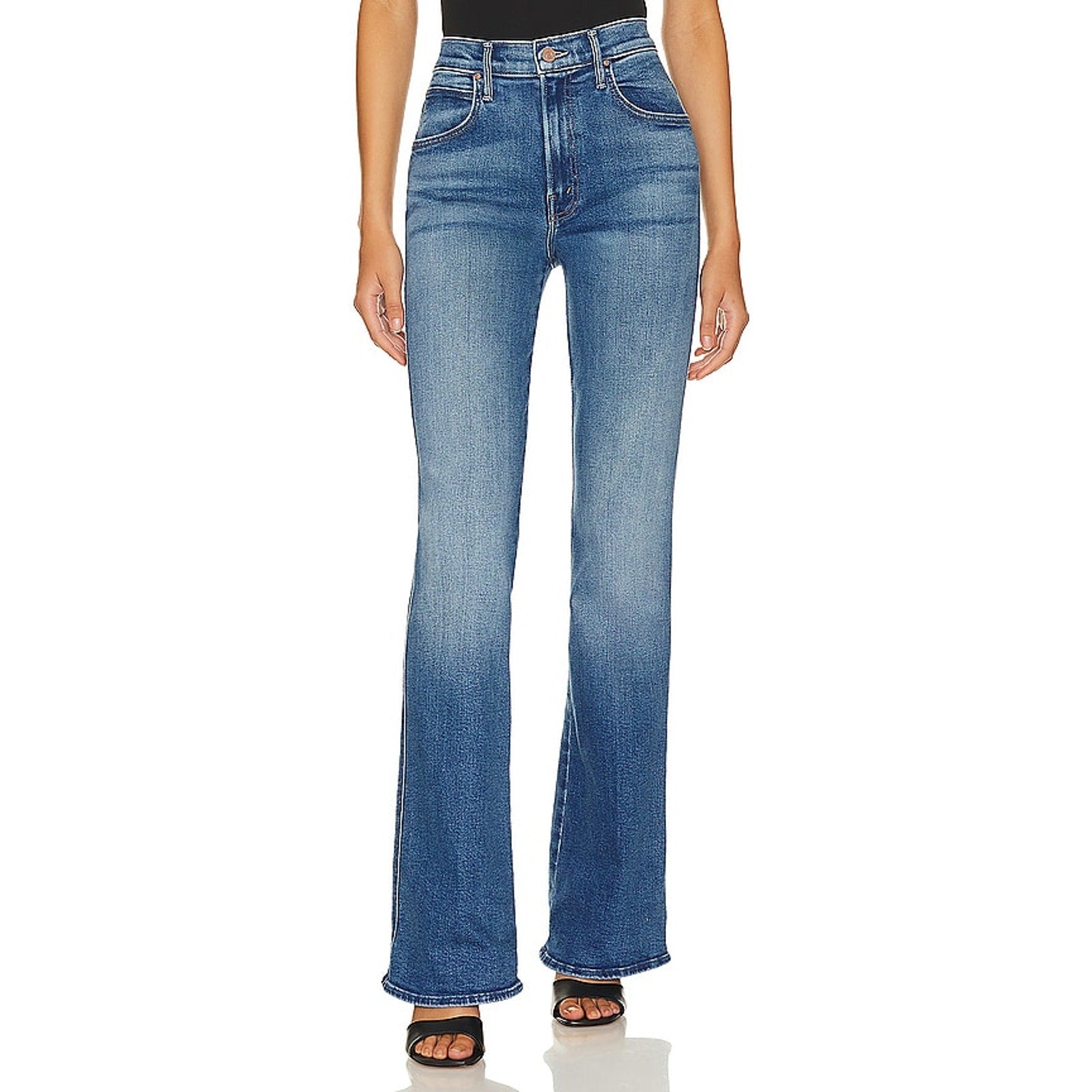 Mother 'The Desperado' Blue Heel Denim Jean Size 24