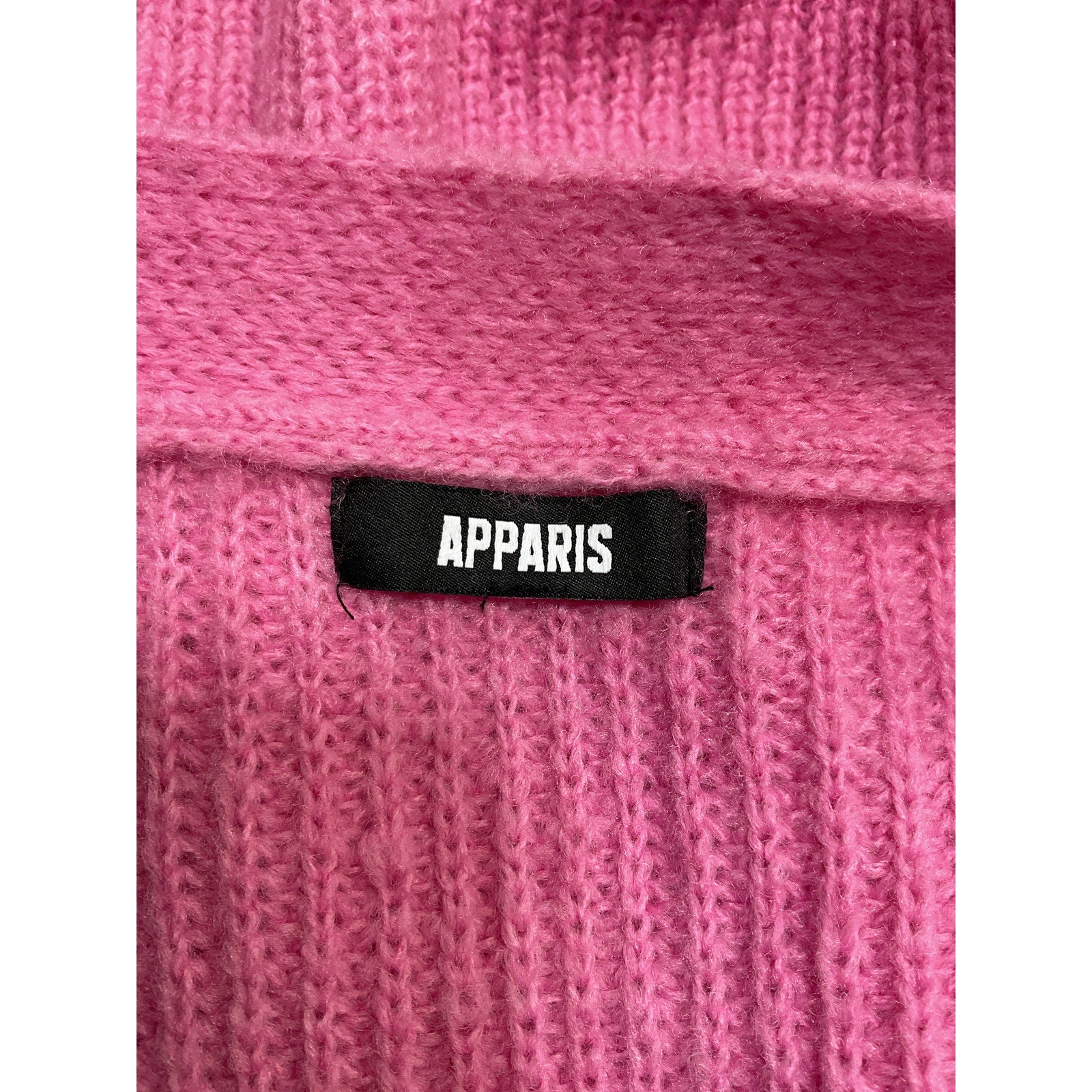 Apparis 'Joey' Pink Polyester 2 Duster Sweater Size S