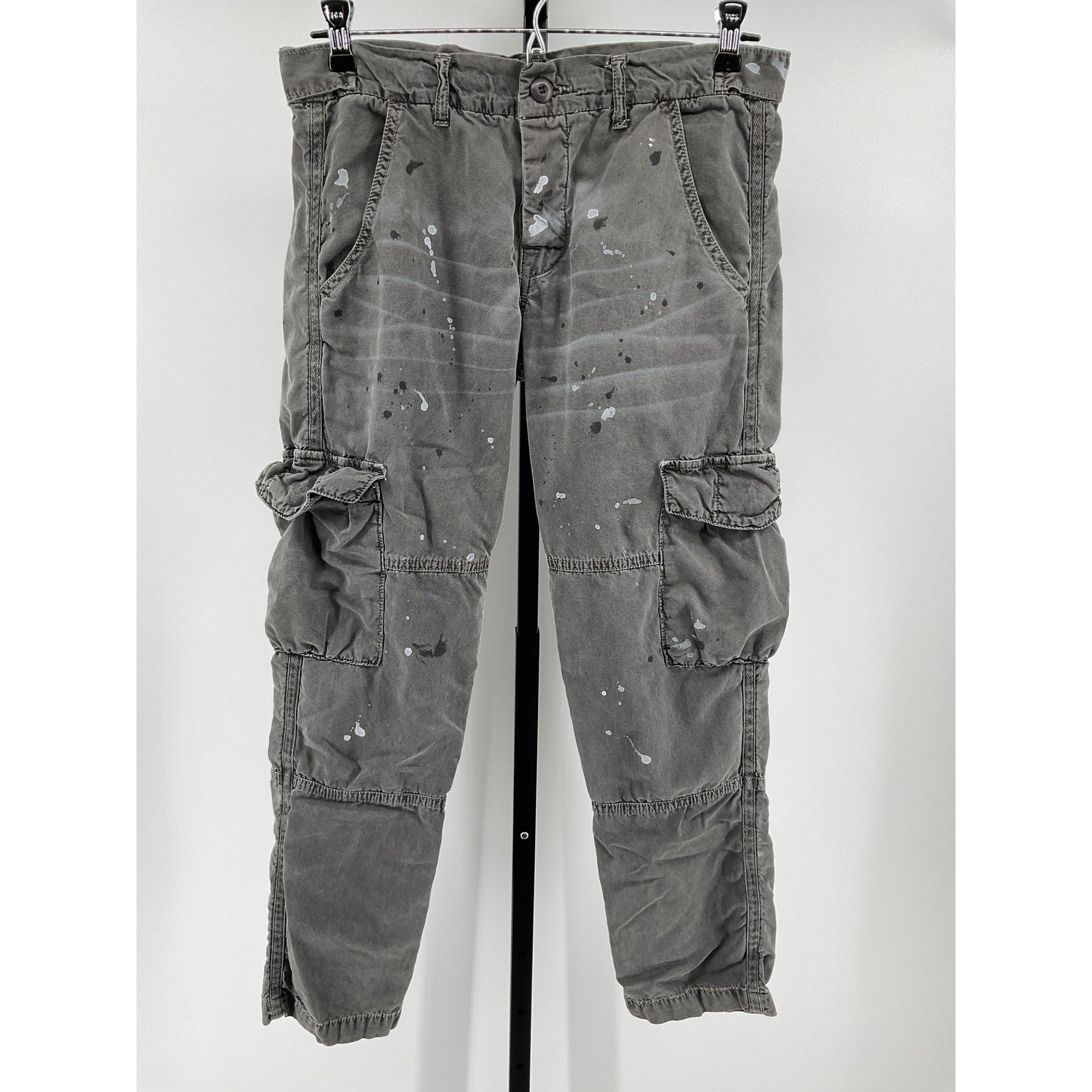 Nsf 'Basquiat' Black Cotton Cargo Pant Size 26
