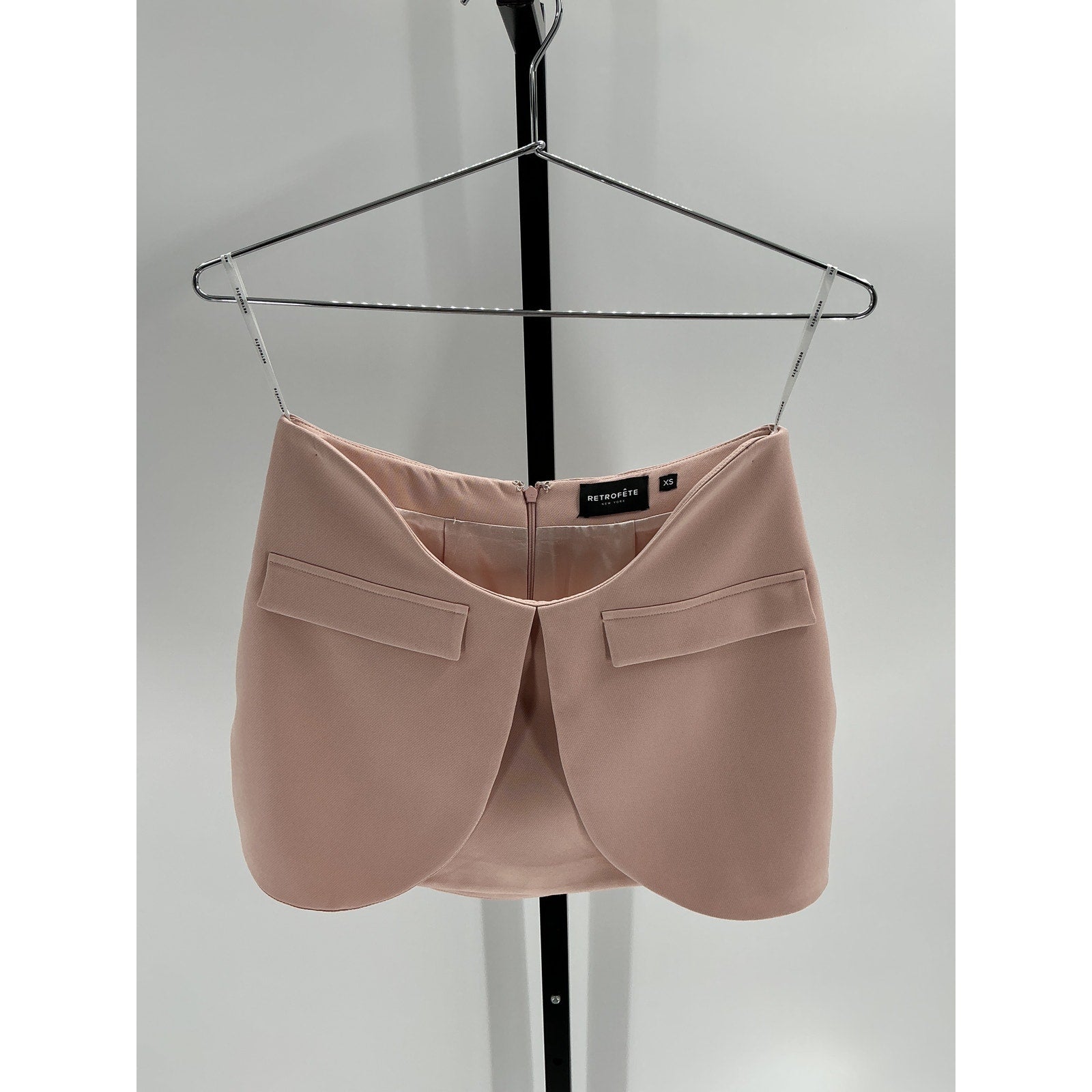 Retrofete 'Amaka' Pink Polyester Skirt Size XS
