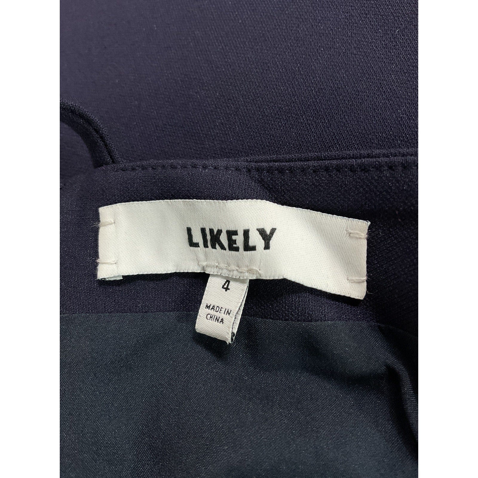 Likely 'Brooklyn' Navy Dress Size 4