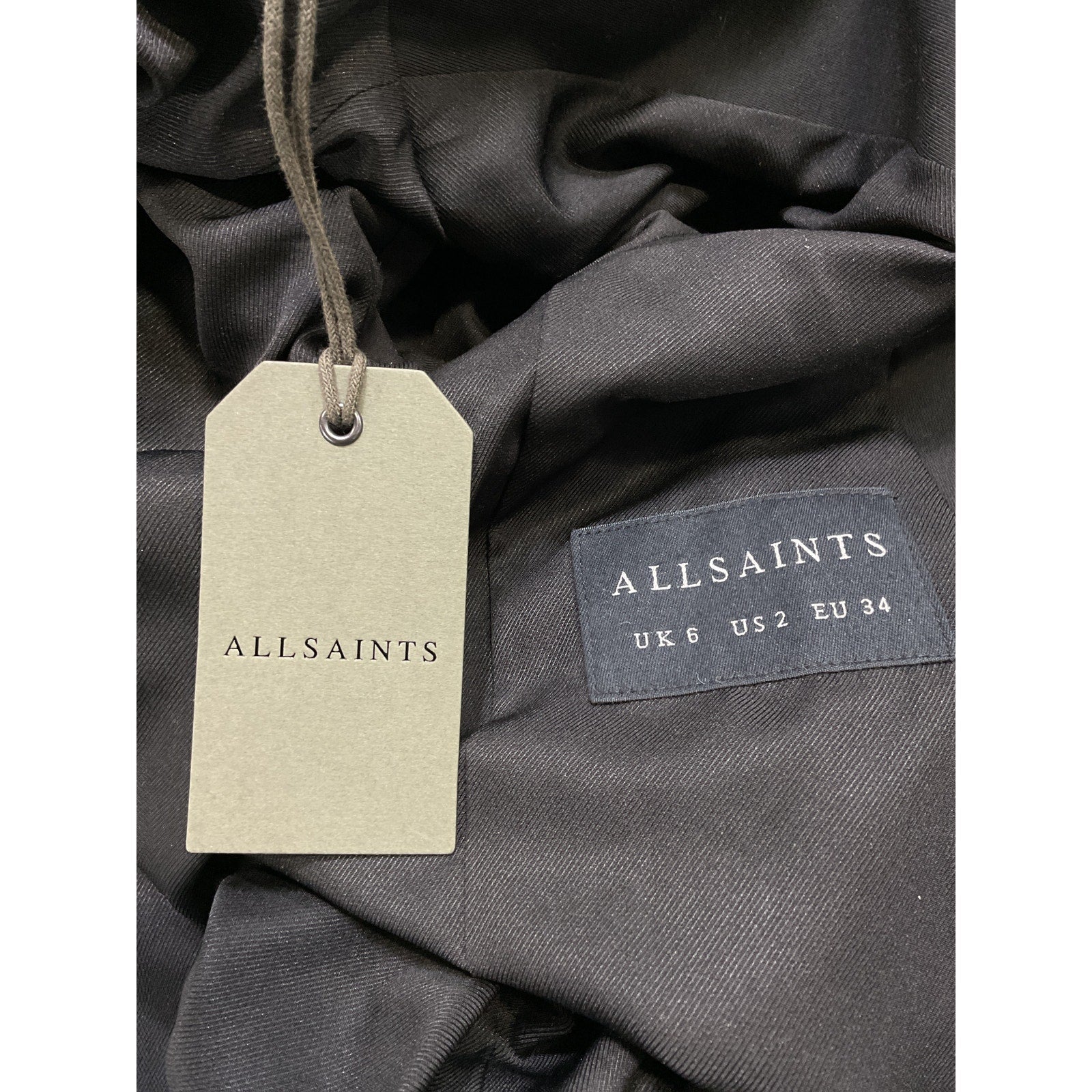 Allsaints 'Aleida' Black Blazer Size 2