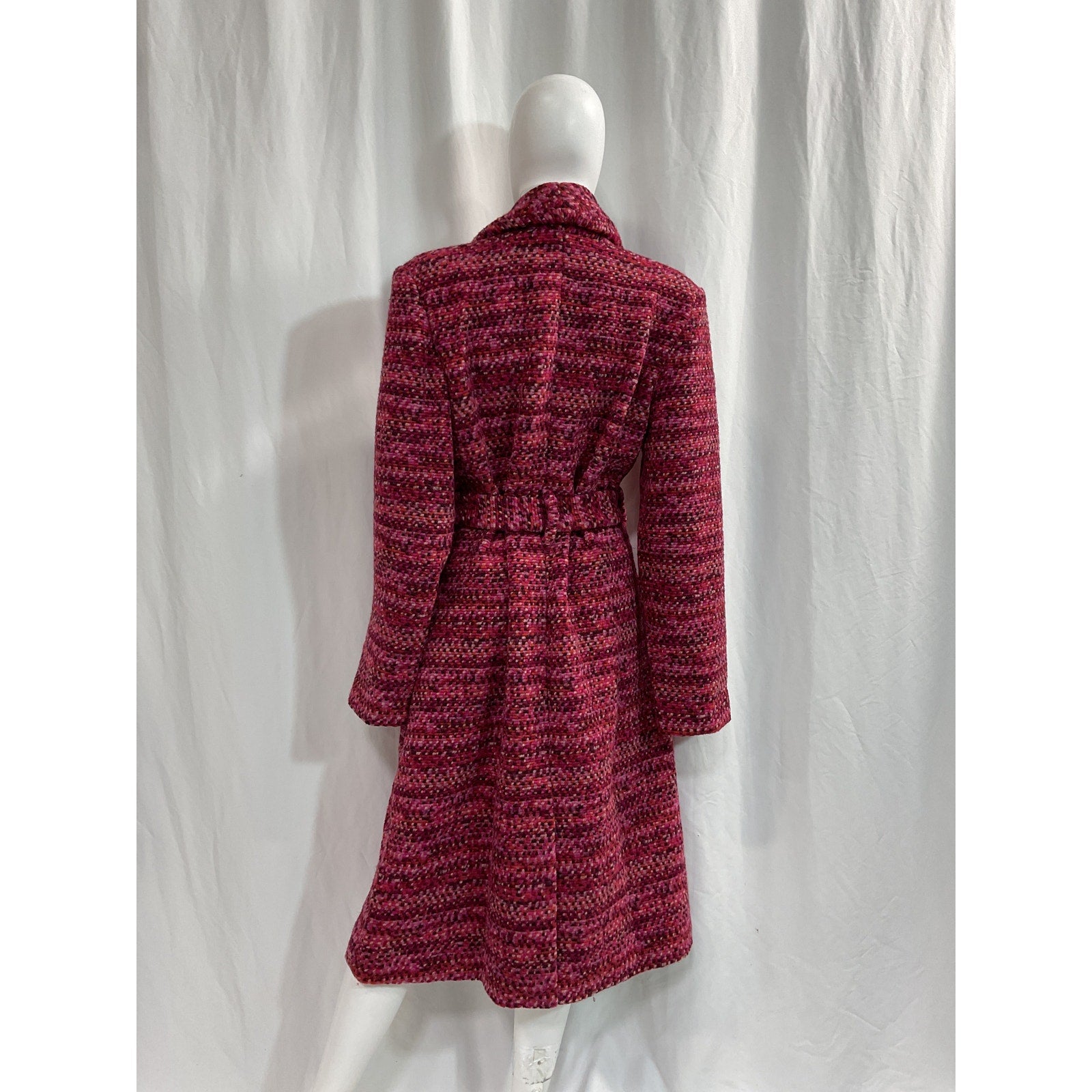 Hutch 'Kat' Pink Wrap Coat Size L - NWT