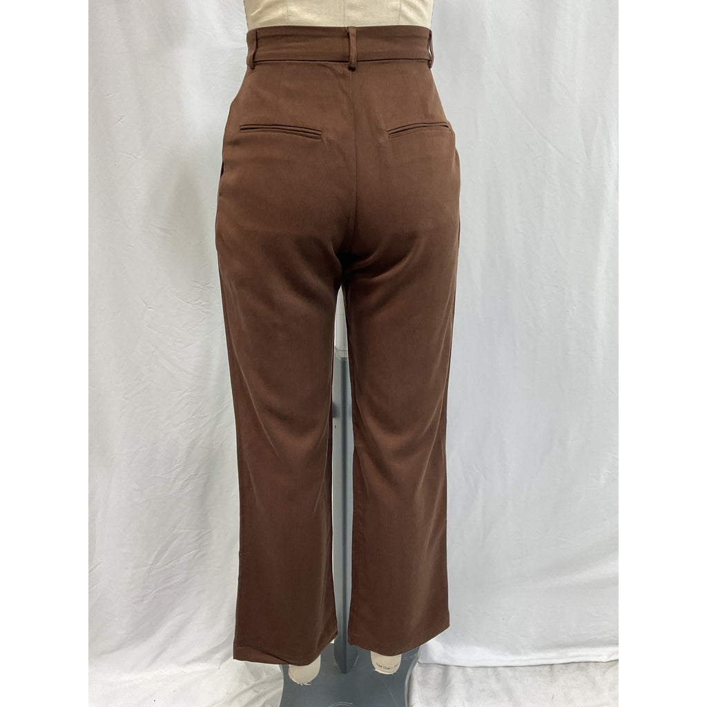 Reformation Petites Brown 'Mason' Pant Size 0P