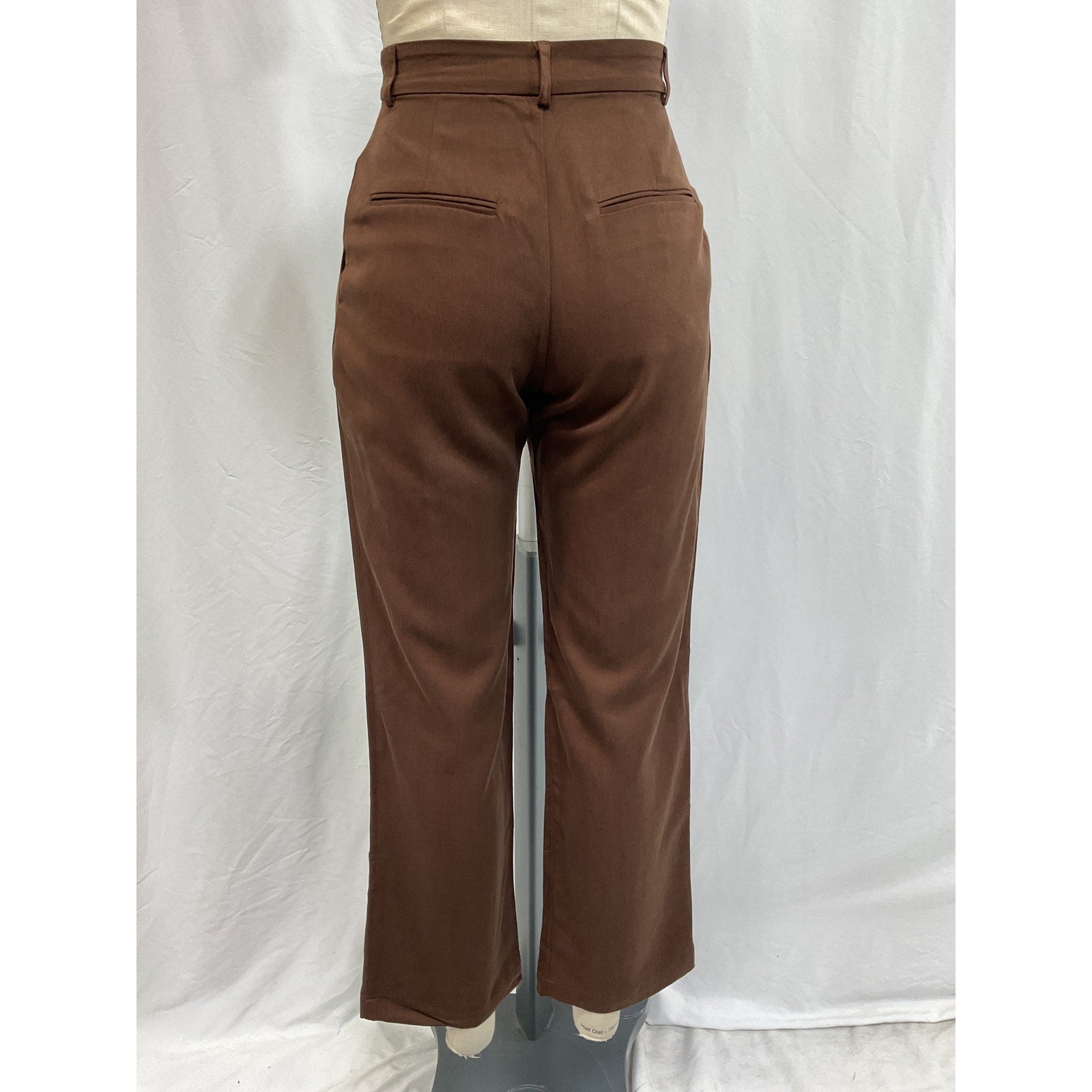 Reformation Petites Brown 'Mason' Pant Size 0P