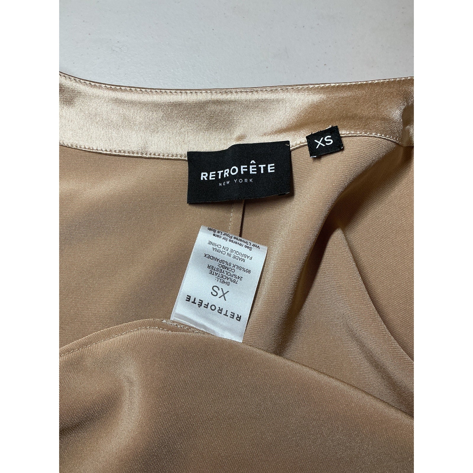 Retrof�te 'Svea' Beige Blouse Size XS