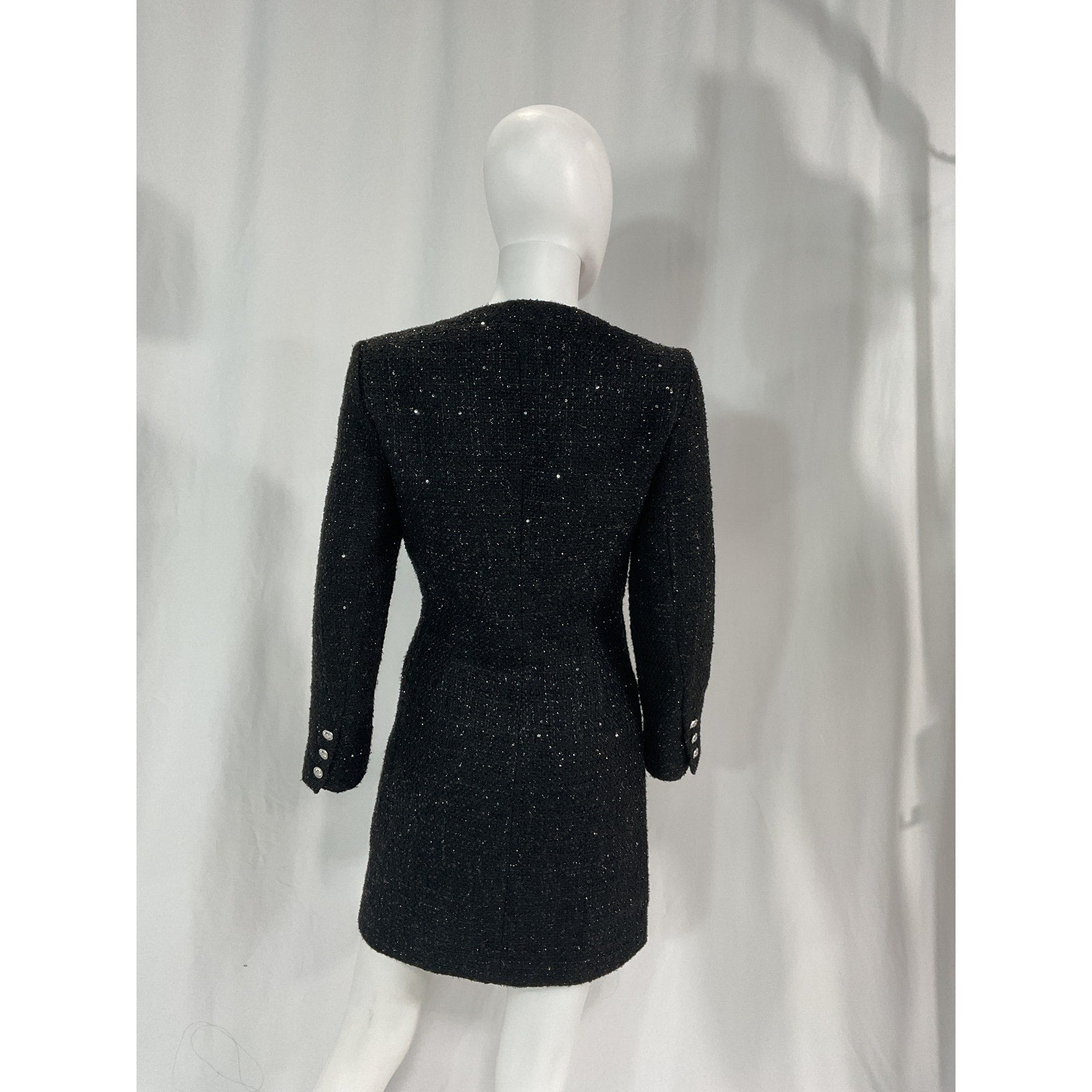 Maje 'Renatelli' Black Long Sleeve Dress Size 4