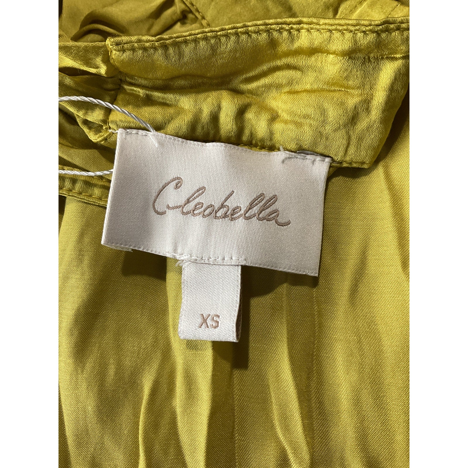 Cleobella 'Margot' Green Viscose Ankle Dress Size XS