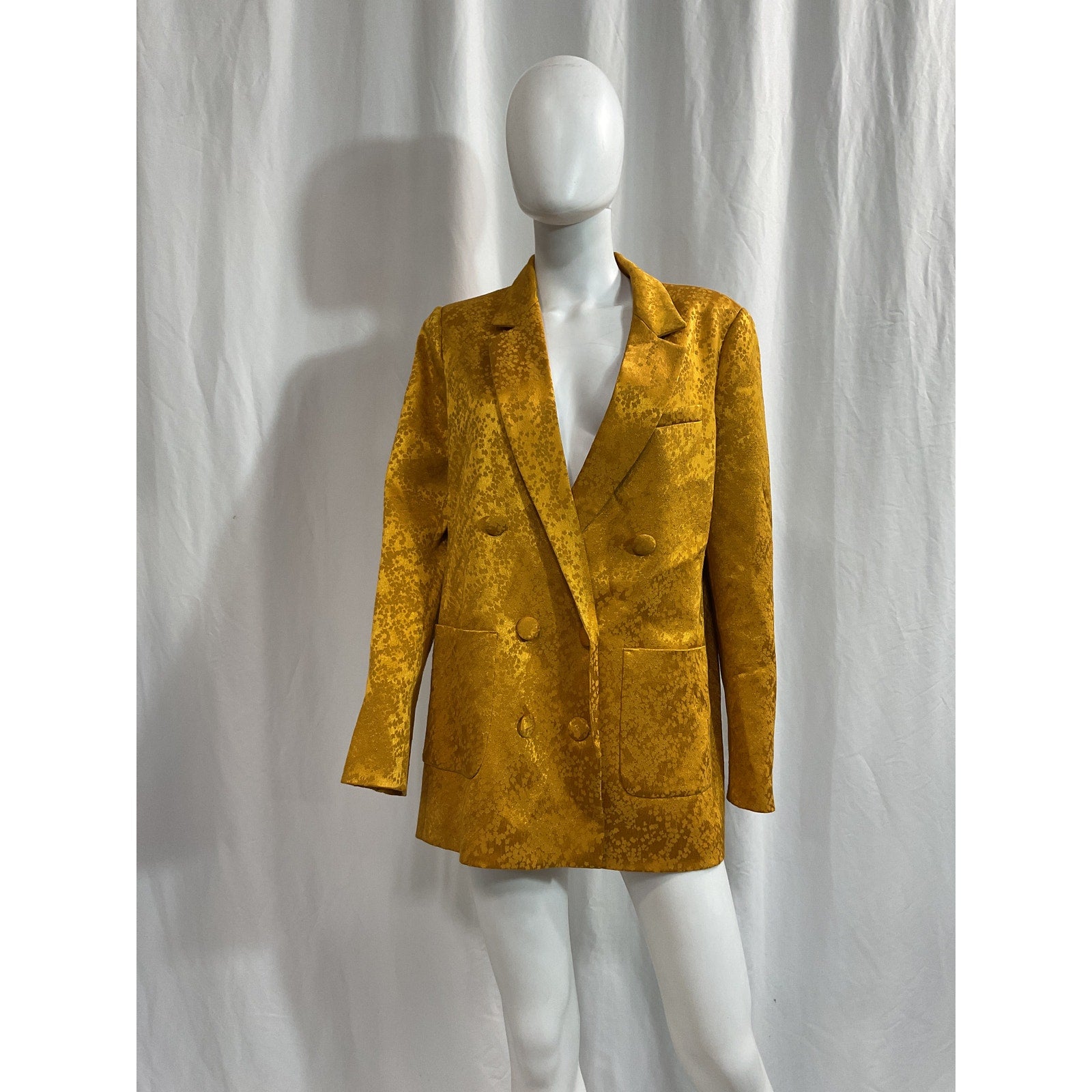 S�zane 'Agnes' Gold Jacket Size 40